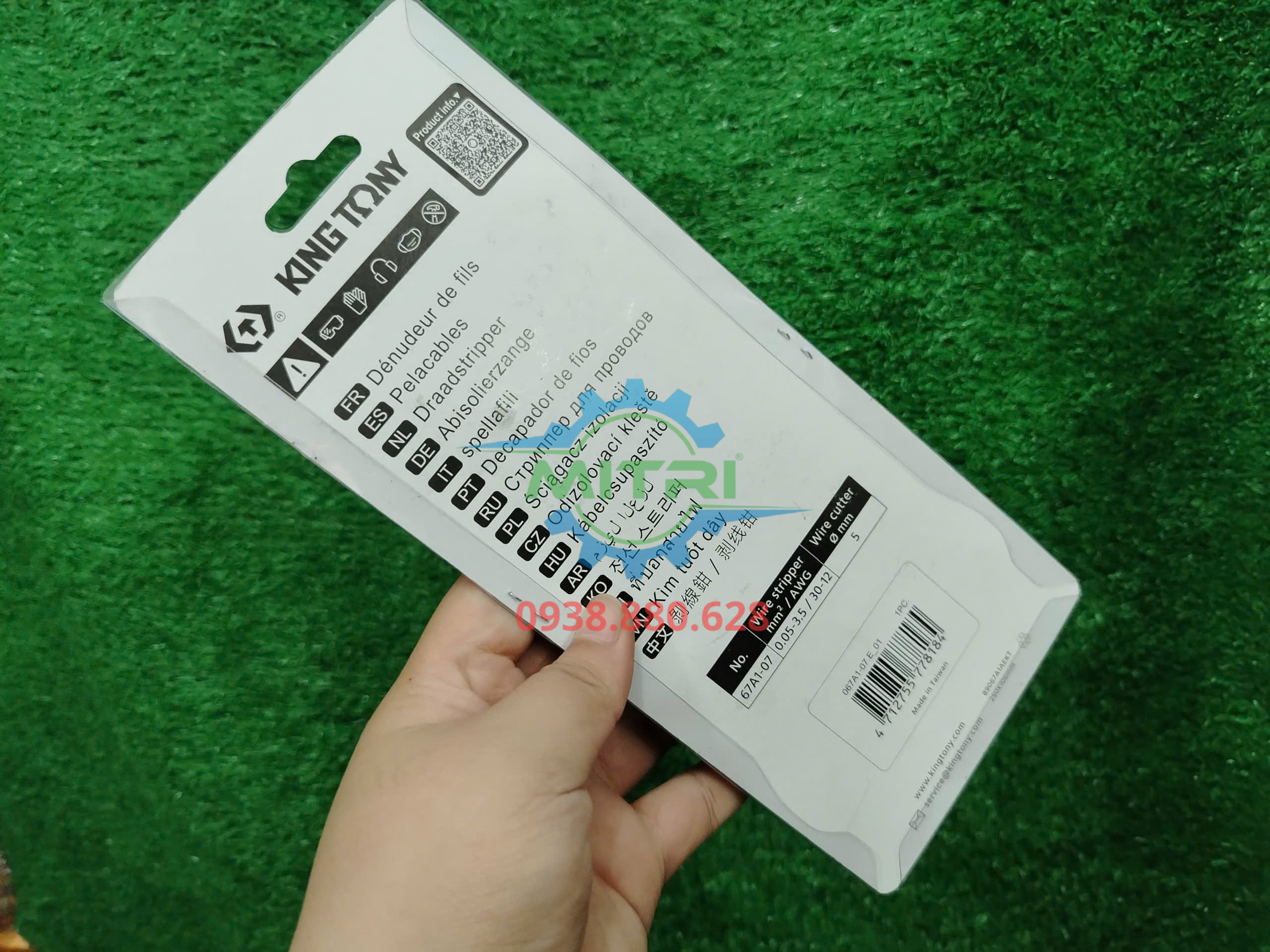 Lưỡi tuốt sắc bén của kềm Kingtony 67A1-07