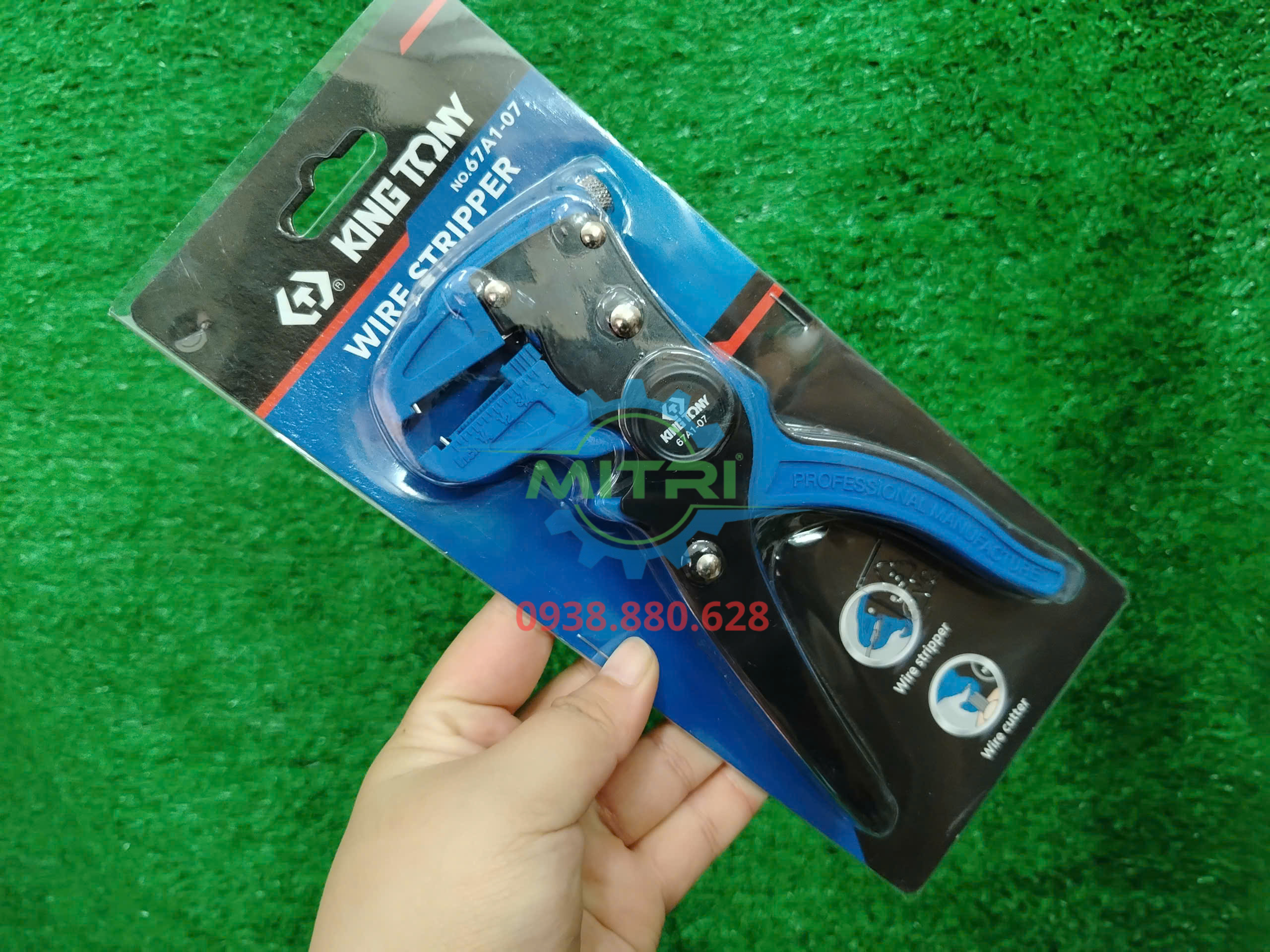 Kềm tuốt dây Kingtony 67A1-07 thiết kế gọn nhẹ 7 inch
