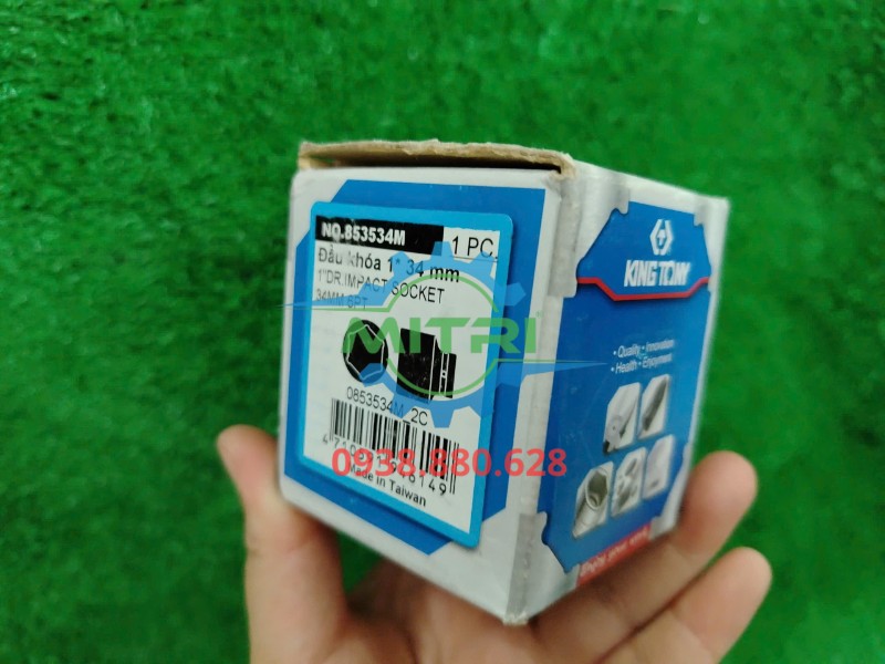 Khẩu tuýp 1 inch Kingtony 853534M 34mm chính hãng