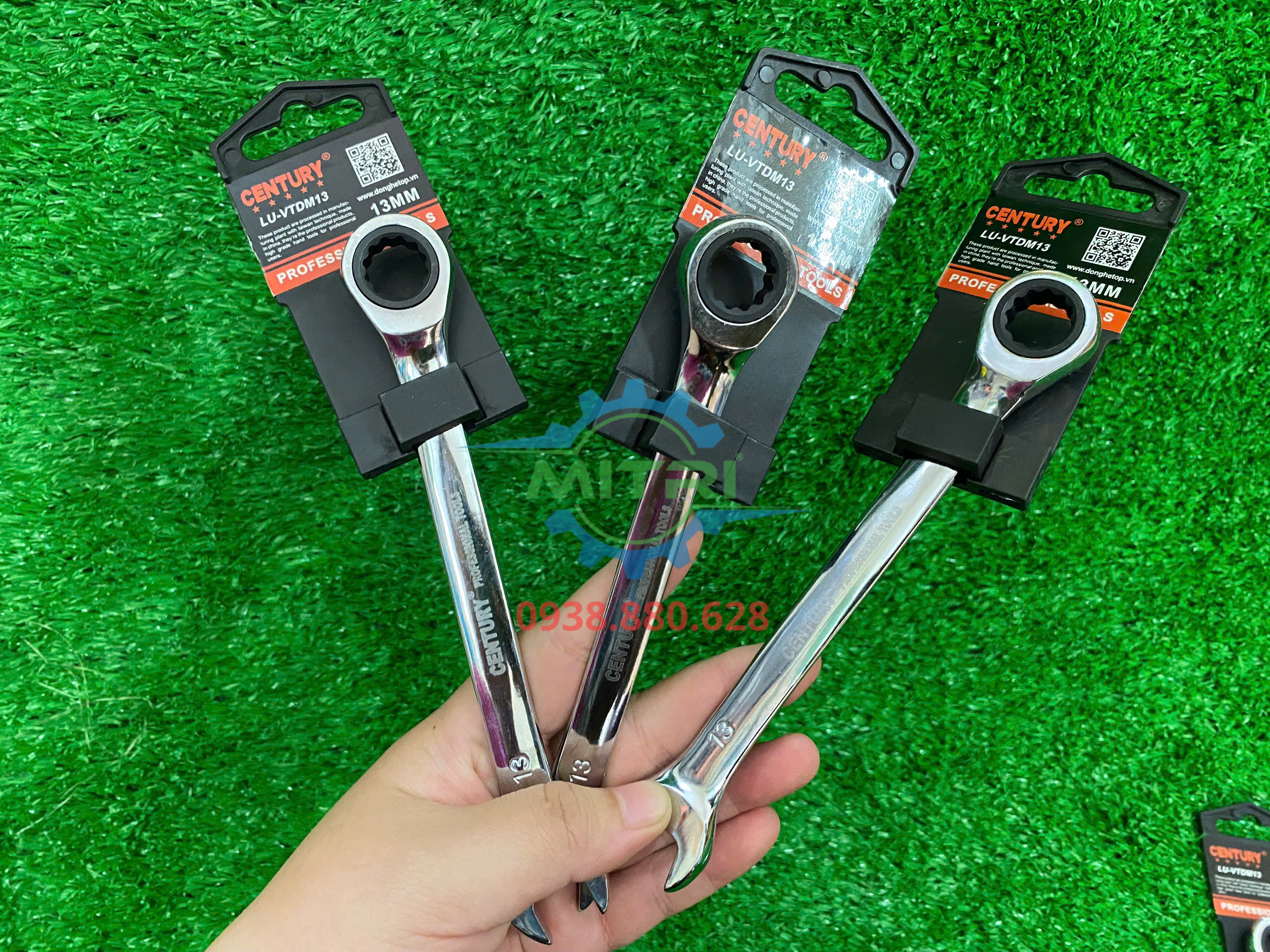 Khóa vòng tự động miệng 13mm Century xi bóng