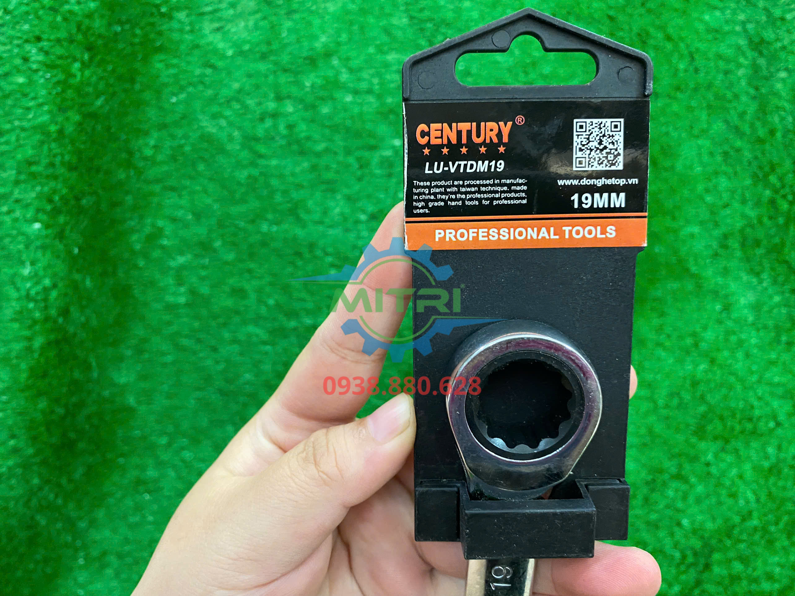 Khóa vòng tự động miệng 19mm Century xi bóng