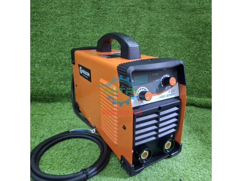 Kích thước thực tế vô cùng gọn gàng của máy hàn que ARC 250D Kích thước máy hàn Jasic ARC 250D