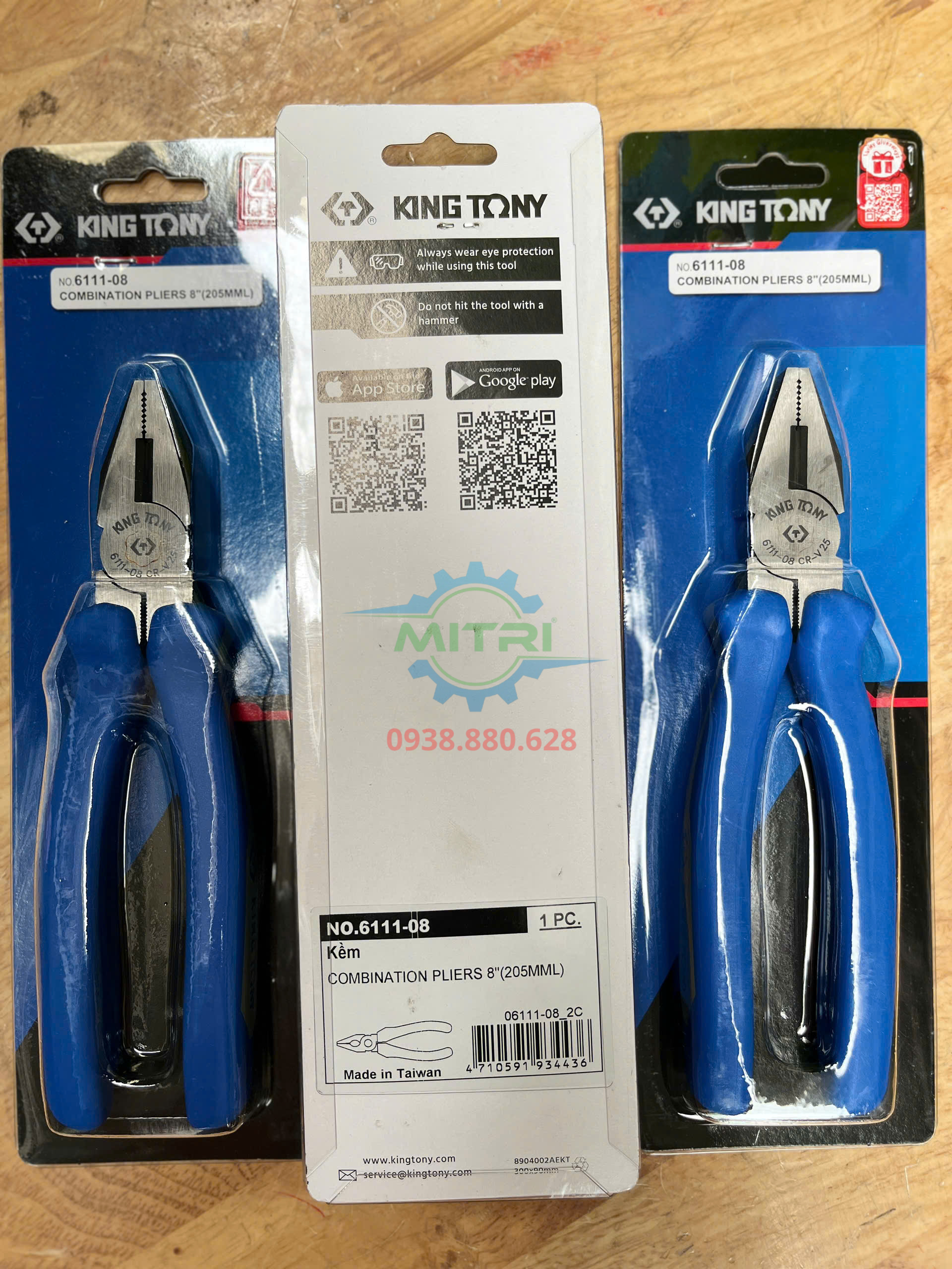 Kìm điện Kingtony 6111-08 chất lượng cao tại Minh Triết