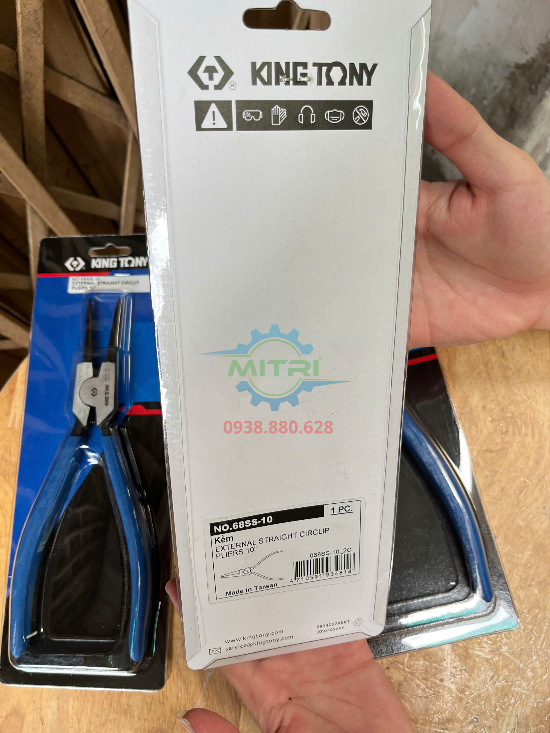 Kiểm tra mở phe ngoài Kingtony 68SS-10 dùng cho cơ khí, gara, bảo trì