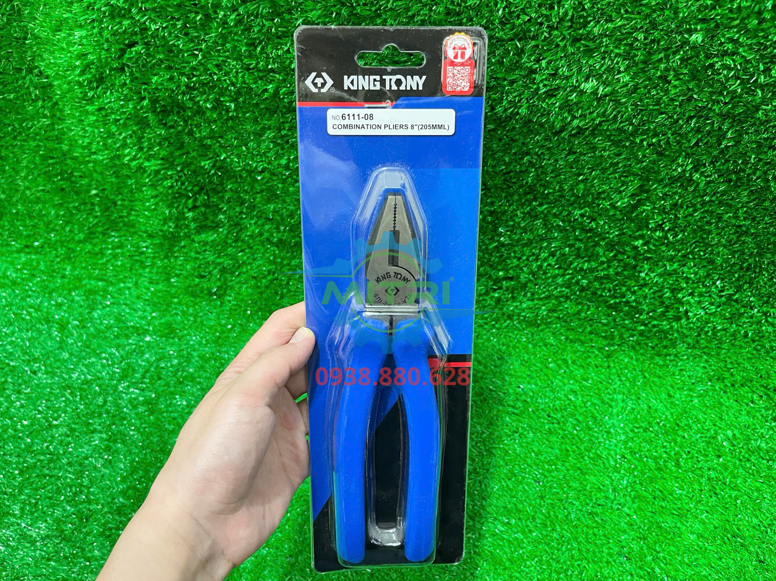 Đầu kìm răng Kingtony 6111-08 sắc nét
