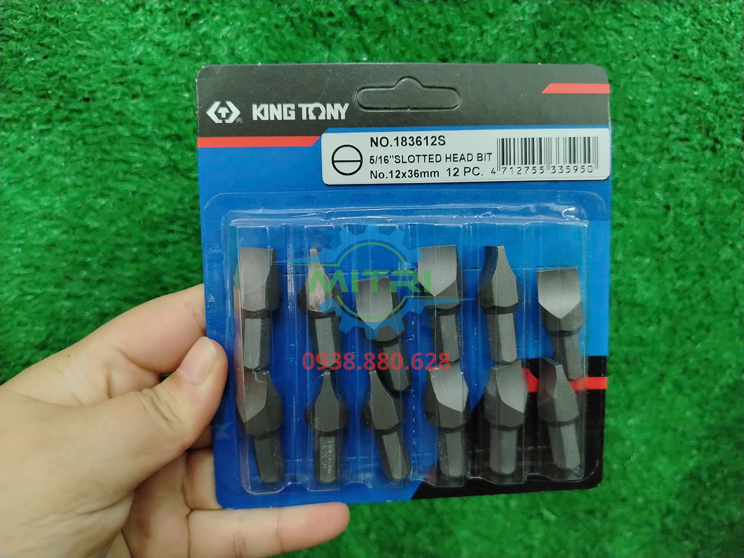 Chất liệu thép siêu cứng của mũi vít đóng Kingtony
