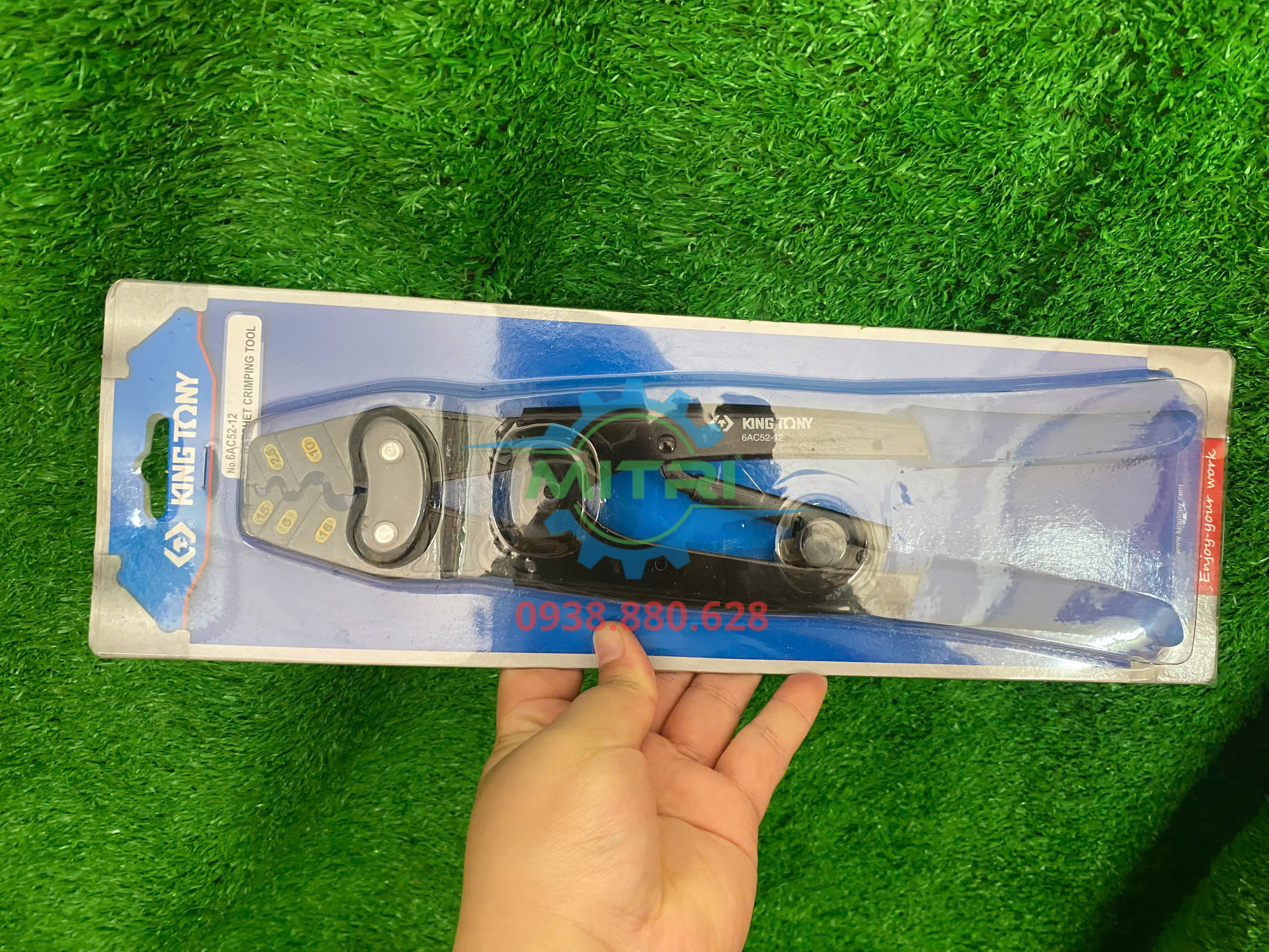 Kingtony 6AC52-12 kìm bấm cos trần và bọc nhựa