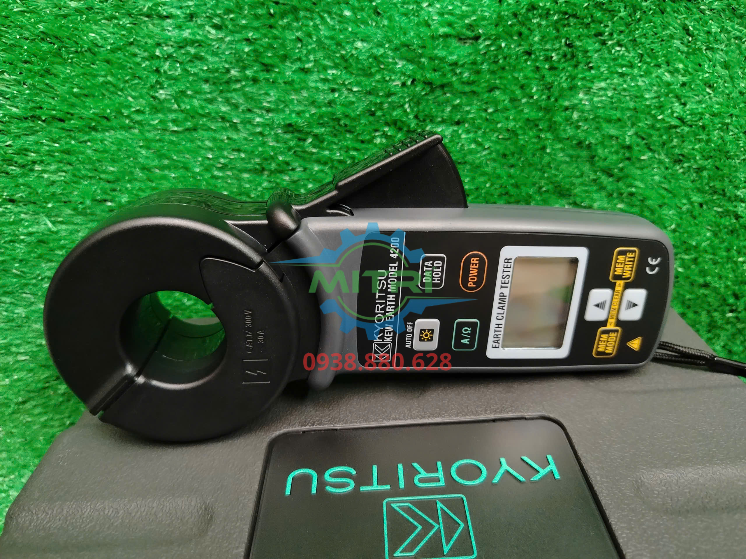 Ampe kìm đo điện trở đất dạng kẹp Kyoritsu 4200 chính hãng Nhật Bản thiết kế không cần đóng cọc phụ