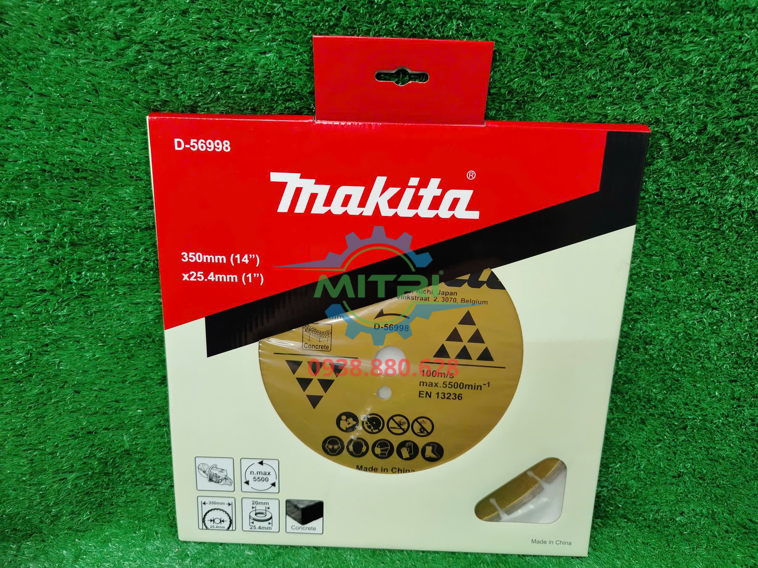 Lưỡi cắt bê tông 350mm Makita D-56998 chính hãng Nhật Bản