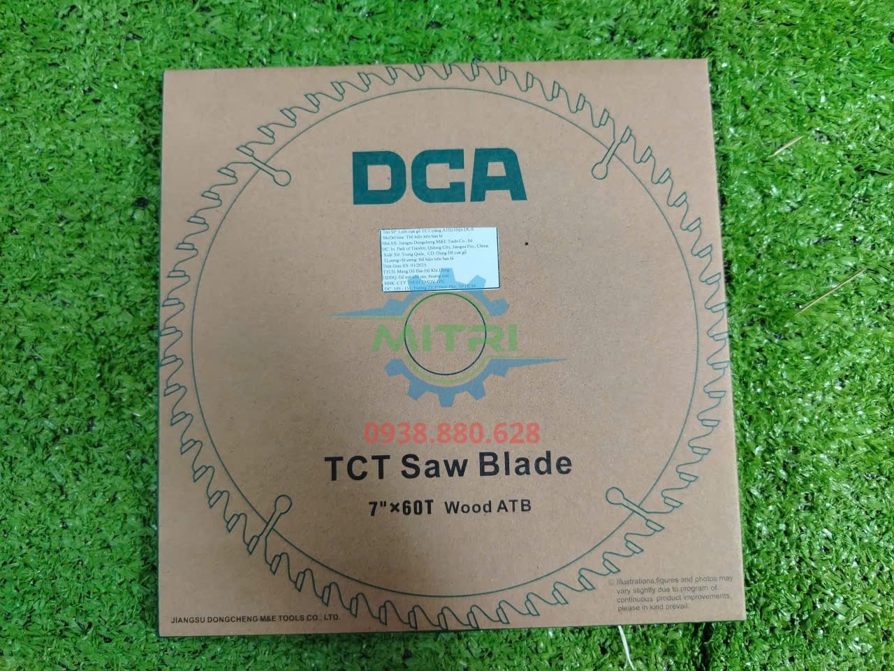 Lưỡi cưa đĩa hợp kim DCA cắt gỗ 7 inch 60 răng