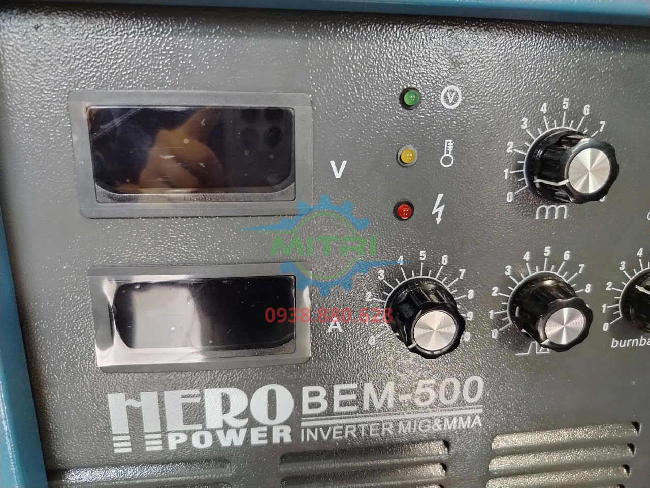 Nguồn máy hàn bán tự động HERO BEM-500 cho xưởng sản xuất