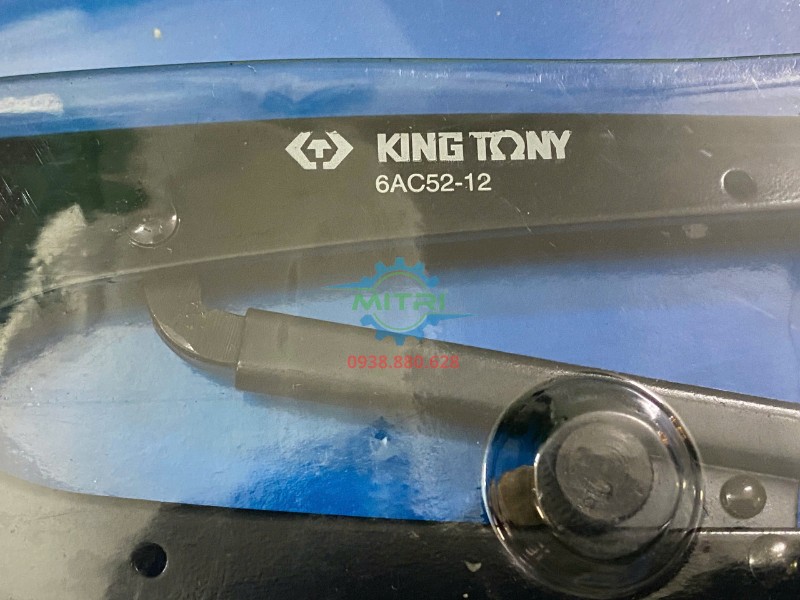 Mã sản phẩm kìm bấm cos King Tony 6AC52-12 trên bao bì