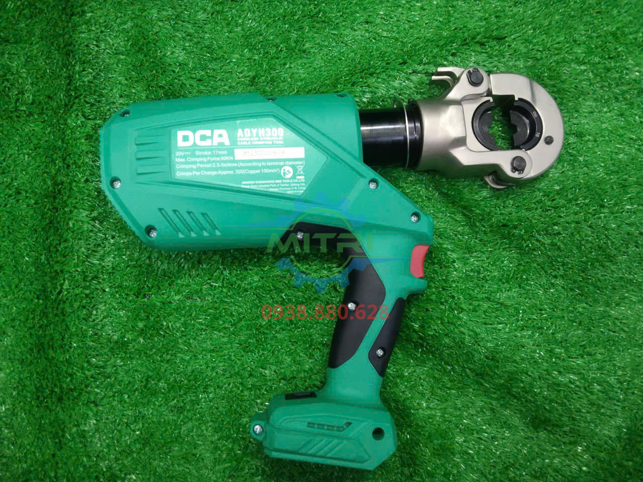 Máy bấm cos thủy lực dùng pin 20V DCA ADYH300Z