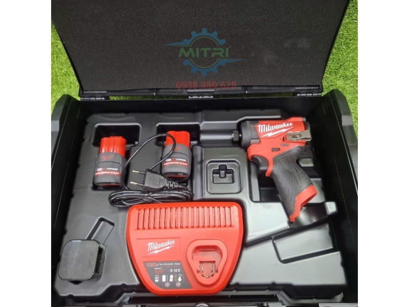 Máy bắt vít Milwaukee M12 FID2 full bộ phụ kiện