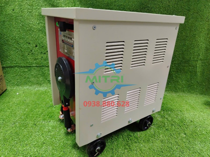 Máy biến thế hàn Hồng Ký HK H250D toàn thân góc trước phải thực tế