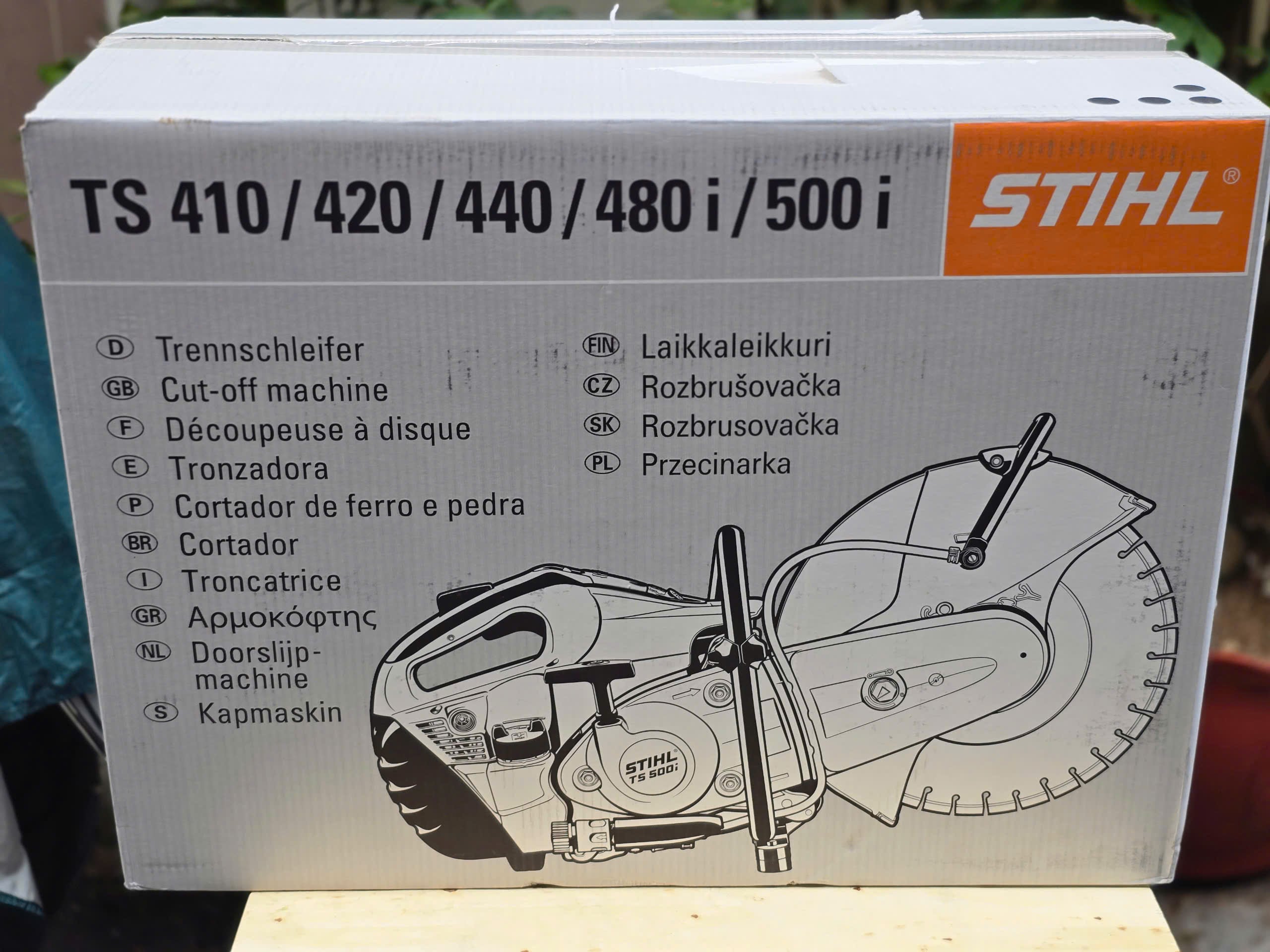 Máy cắt bê tông STIHL TS420 lưỡi 14 inch