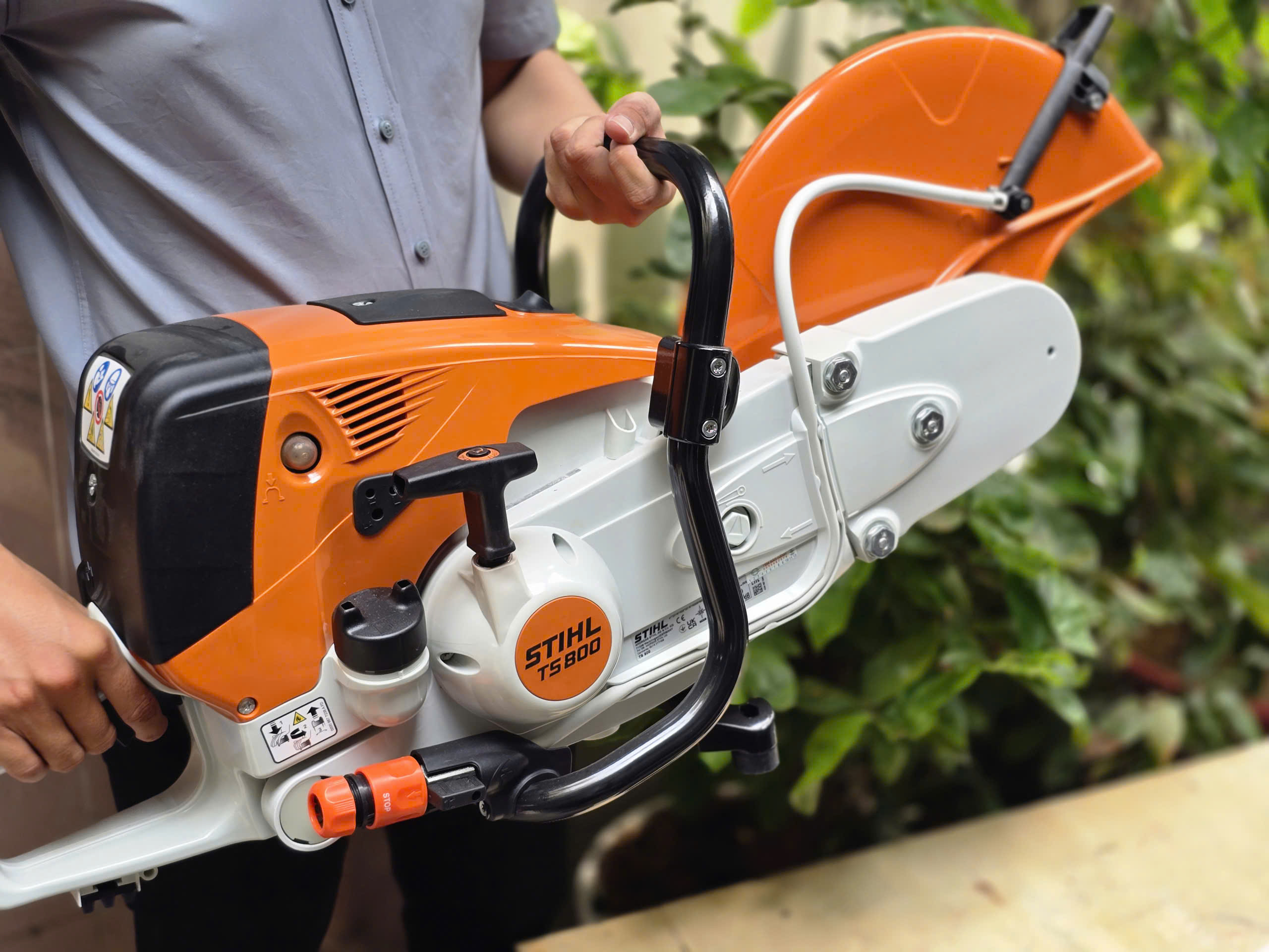 Máy cắt bê tông STIHL TS800 – chính hãng Máy cắt bê tông STIHL TS800 16 inch chính hãng