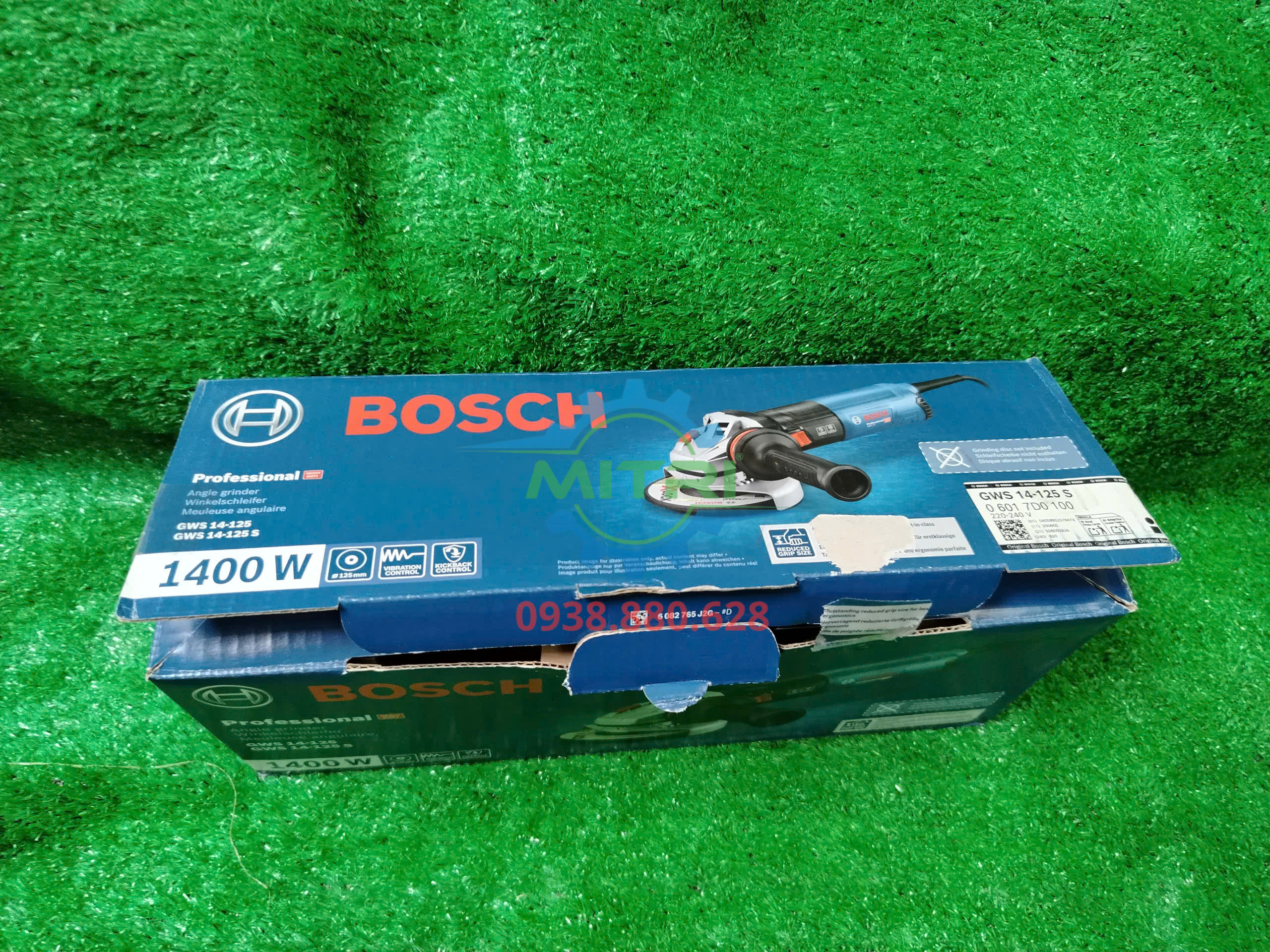 Ứng dụng máy mài Bosch GWS 14-125 S trong gia công thép tấm và cơ khí tại Minh Triết