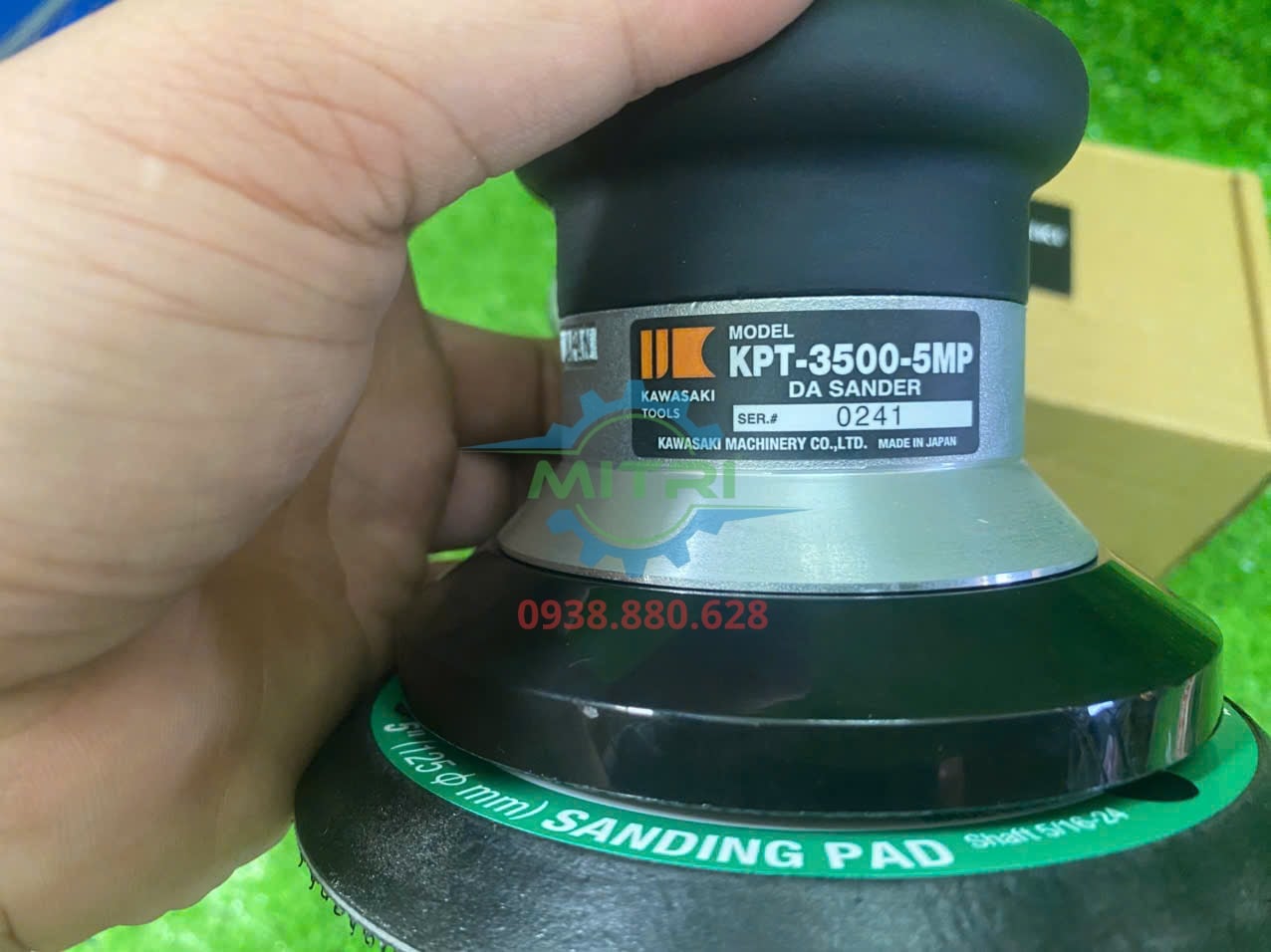 Máy chà nhám bề mặt Kawasaki KPT-3500-5MP cho độ hoàn thiện đồng đều