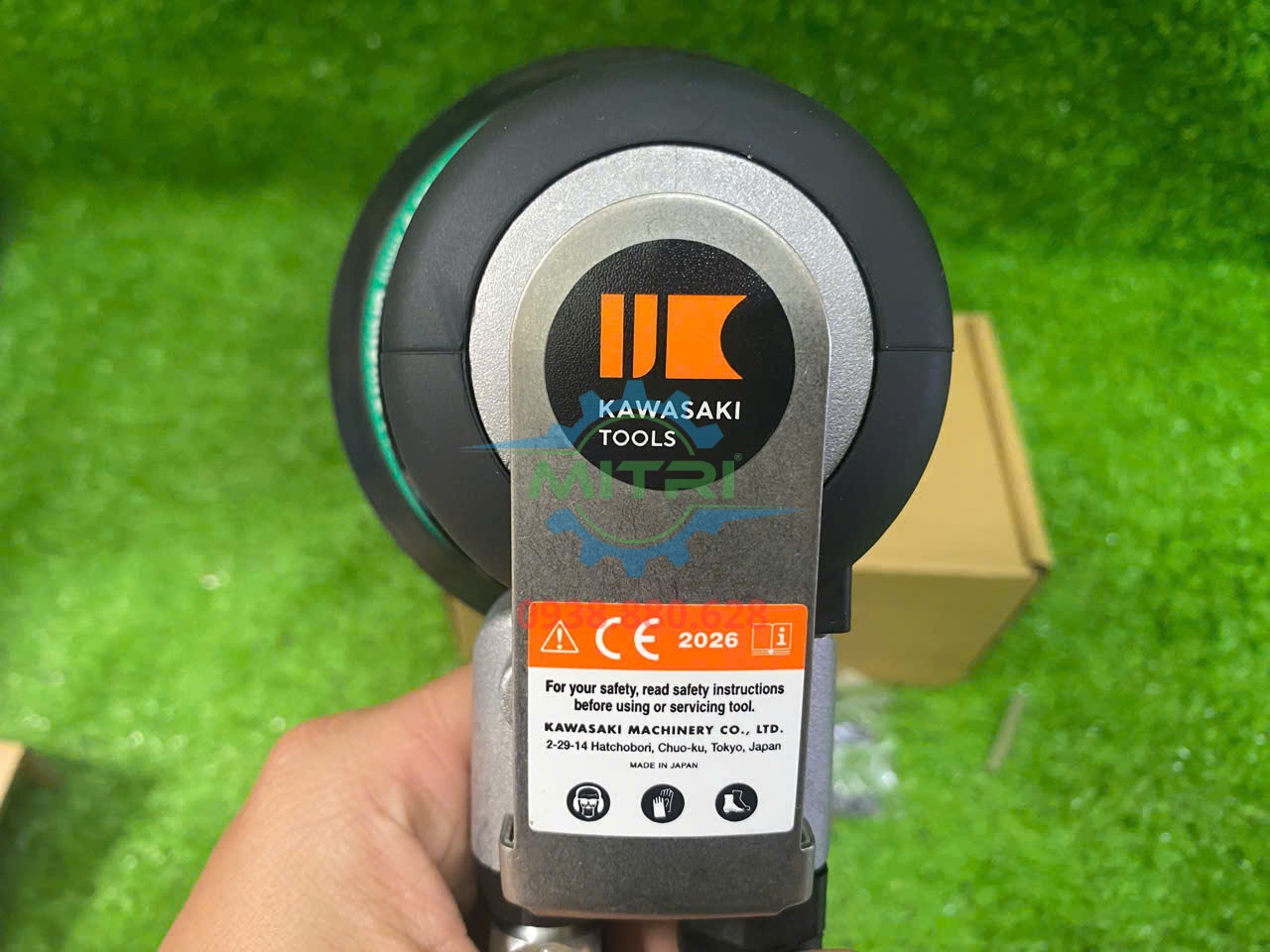 Máy chà nhám khí nén cầm tay Kawasaki KPT-3500-5MP dùng giấy nhám 125 mm