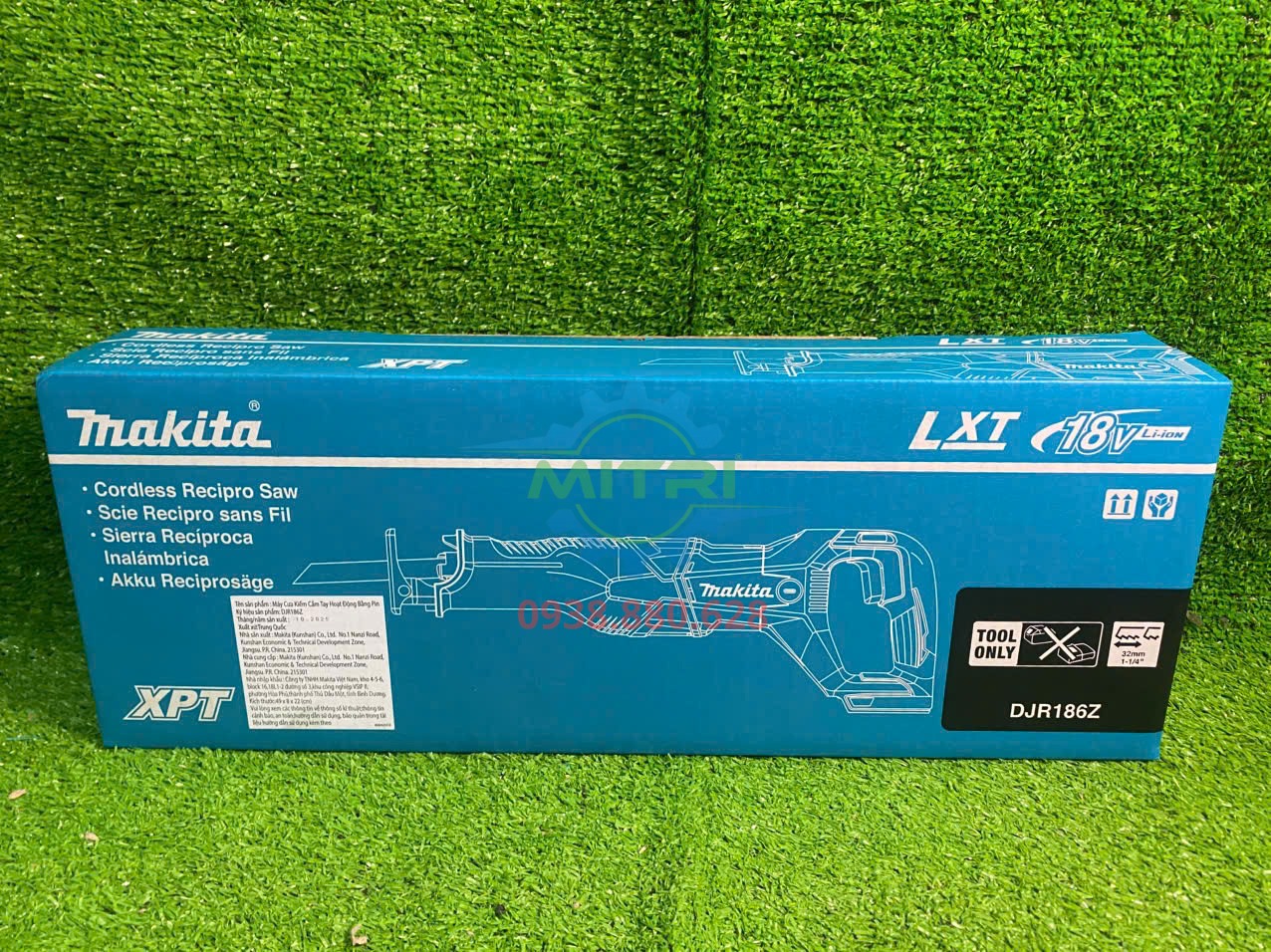Máy cưa kiếm Makita DJR186Z phiên bản Z không kèm bộ sạc