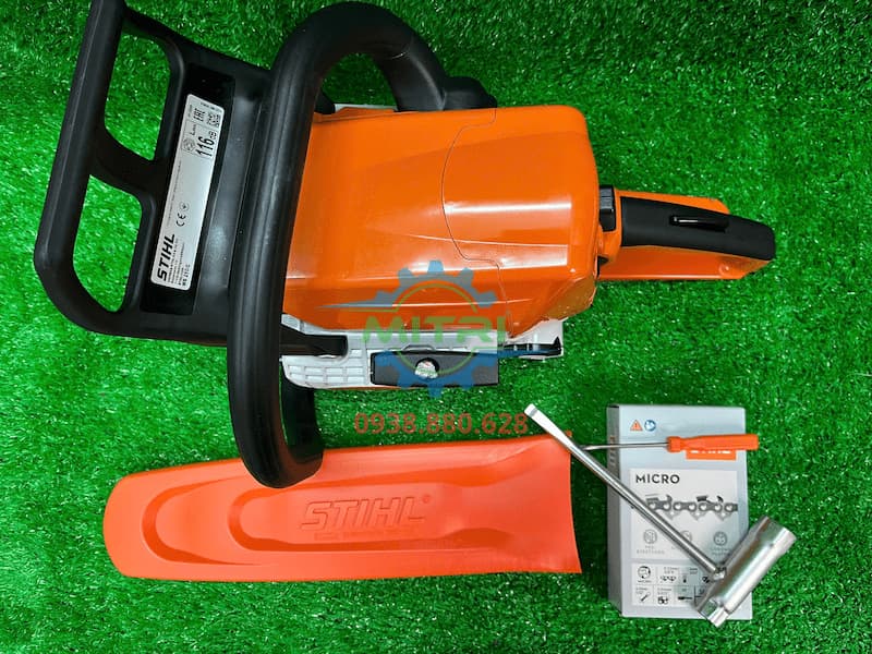 Máy cưa xích STIHL MS250 chính hãng nhìn từ trên cao