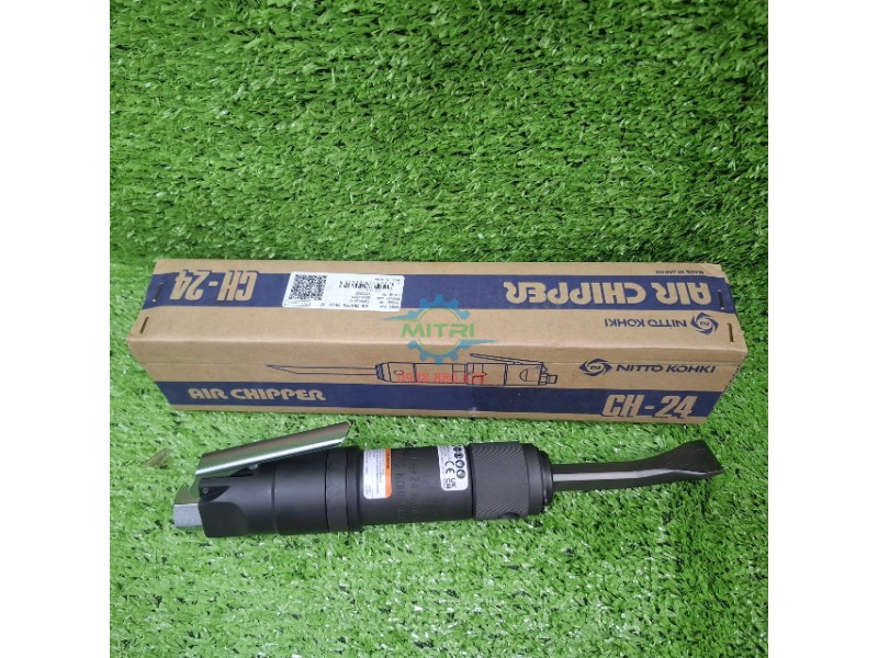 Máy đục gỉ khí nén cầm tay CH-24 Nitto Kohki Nhật Bản chính diện