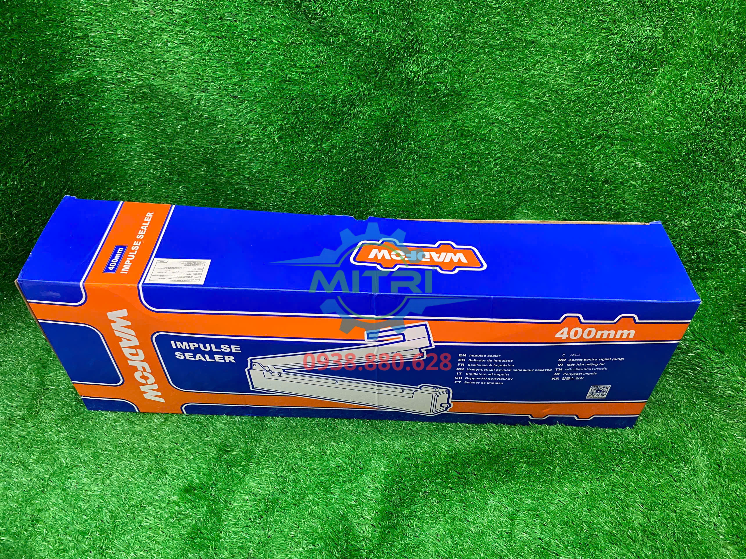 Máy hàn miệng túi 400mm vỏ nhựa WADFOW WXY2004