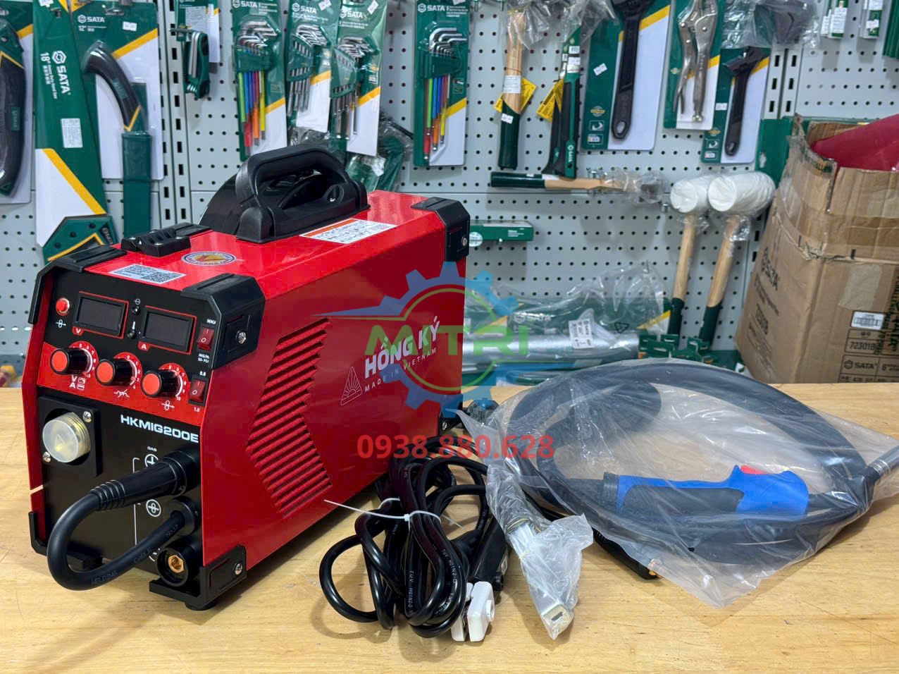 Máy hàn Mig không khí, MMA Hồng Ký HK MIG 200E giá tốt