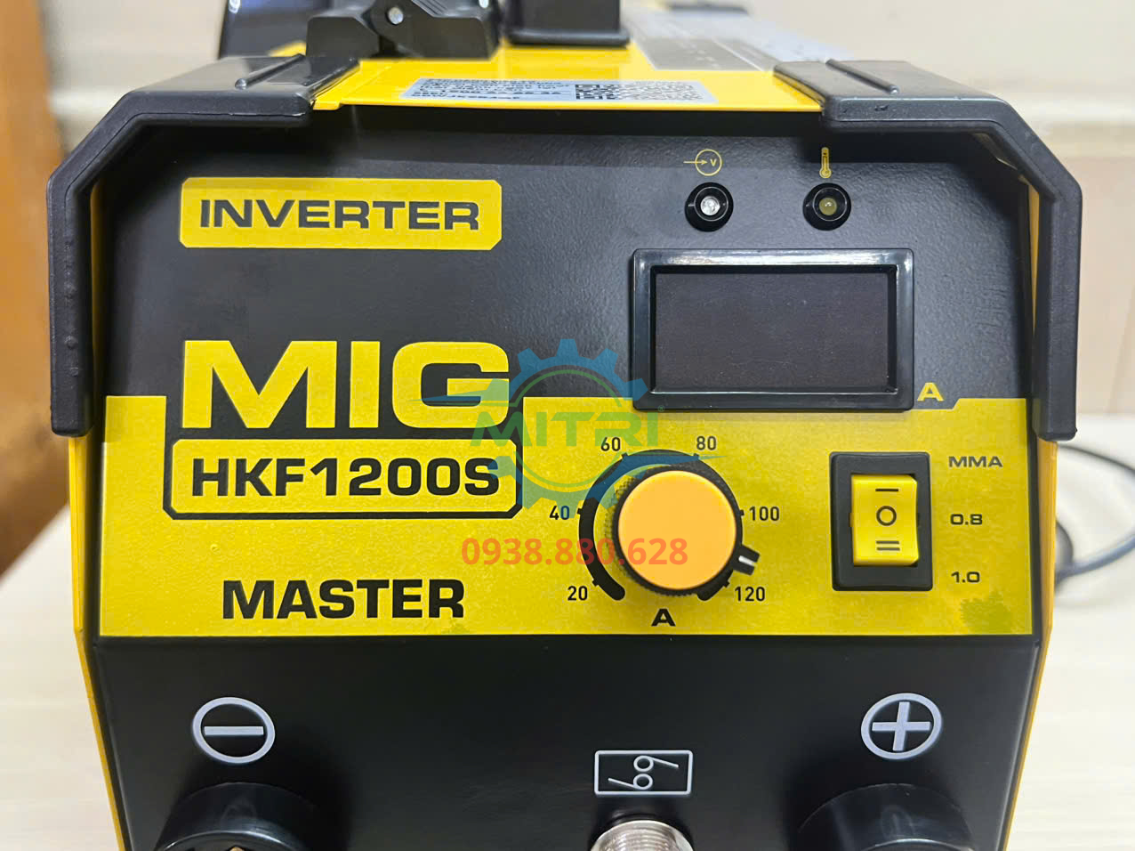 Máy hàn MIG không dùng khí Hồng Ký HKF1200S nhỏ gọn cho công trình dân dụng