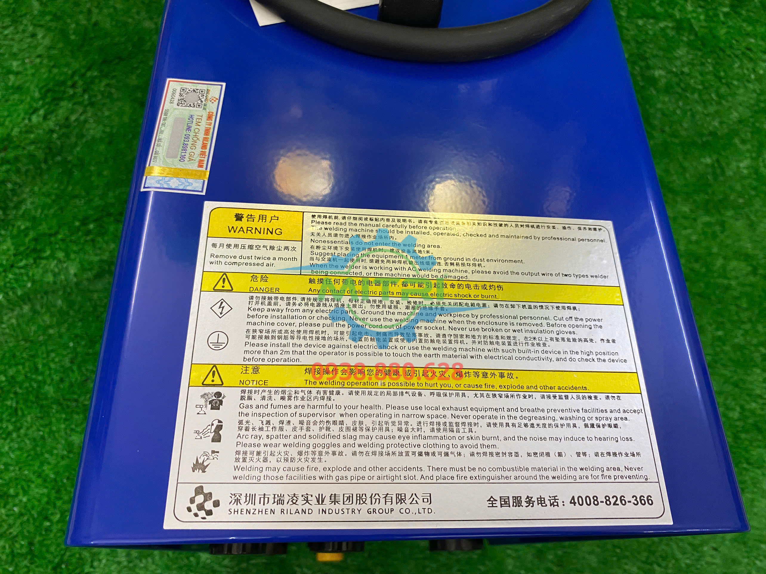 Máy hàn que MMA Riland WS 300A công suất mạnh mẽ