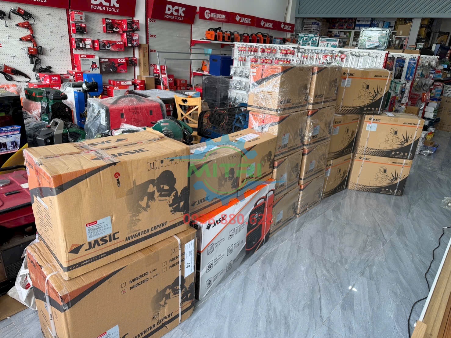 Máy hàn TIG Jasic TIG200PACDC E201 II JET20 có sẵn tại kho Minh Triết cùng nhiều máy hàn Jasic