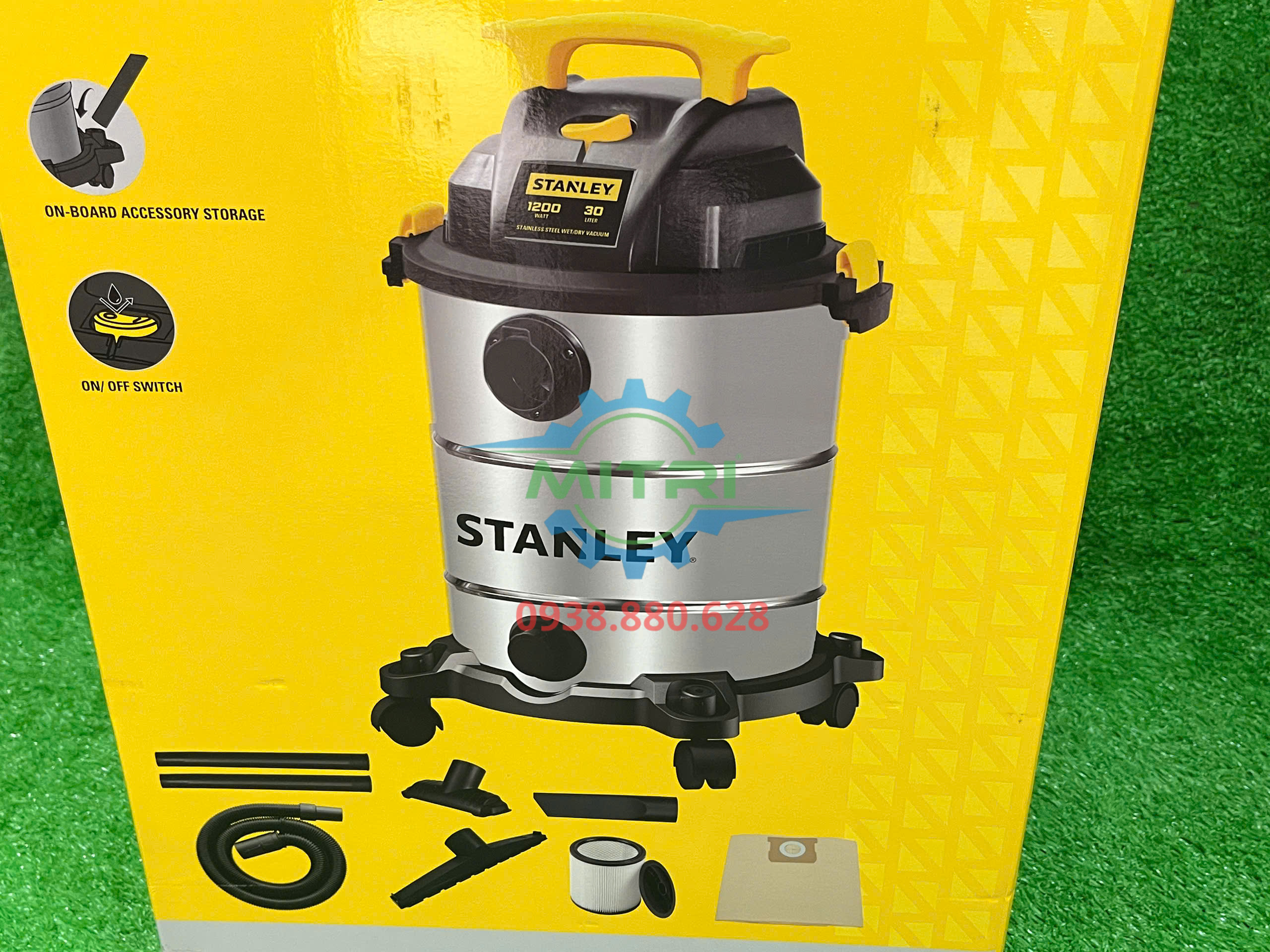 Máy hút bụi công nghiệp 30L Stanley SL19417-8AB chính hãng