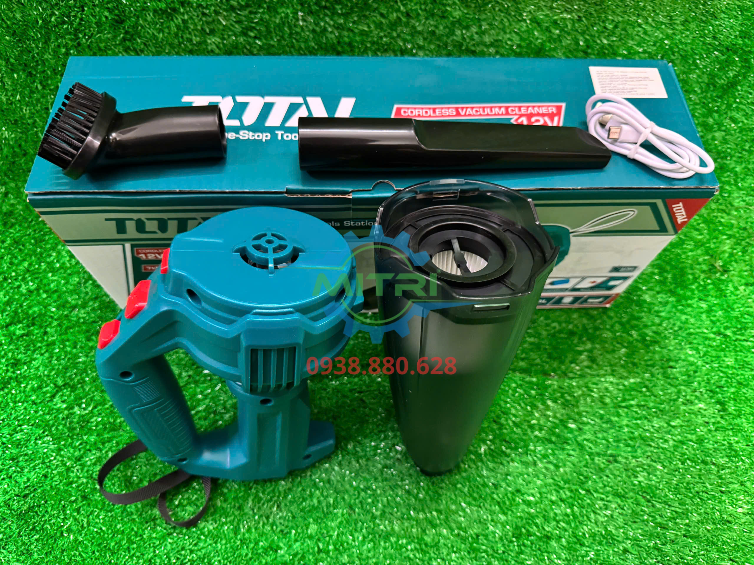 Máy hút bụi dùng pin Total TVLI2026 11.1V kèm phụ kiện