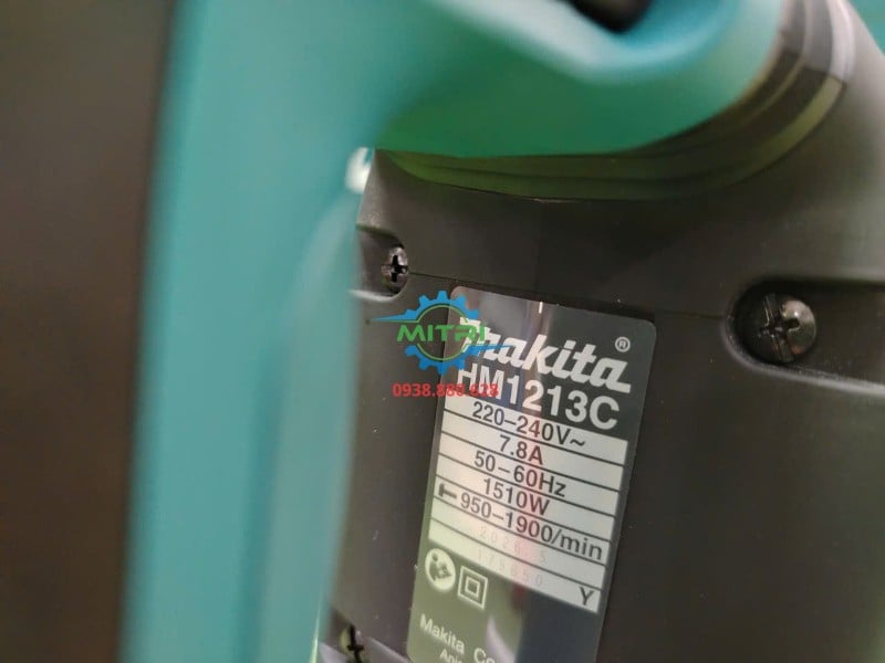 Tem thông số kỹ thuật Makita HM1213C