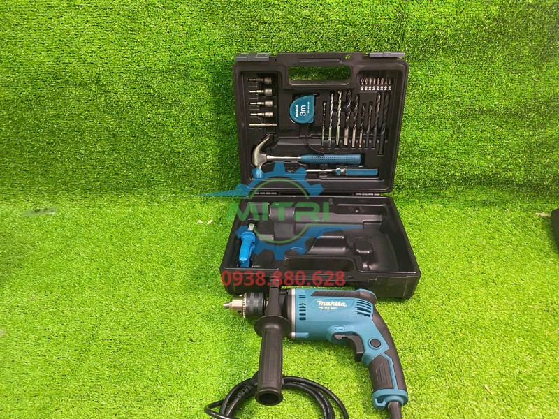 Toàn bộ máy khoan búa 26 phụ kiện Makita M8103KX2B