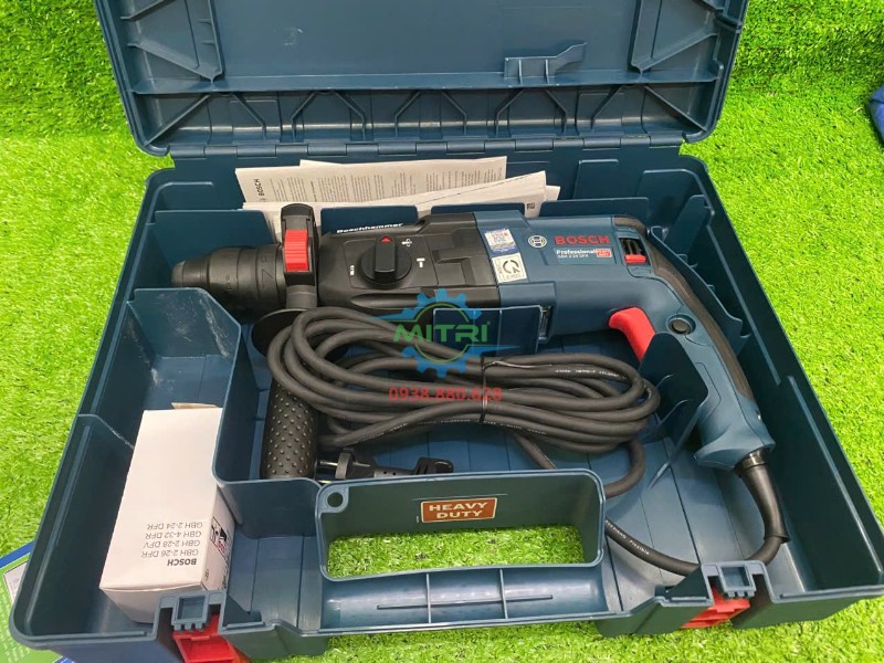 Máy khoan búa Bosch GBH 2-24 DFR 790W bộ máy trong vali