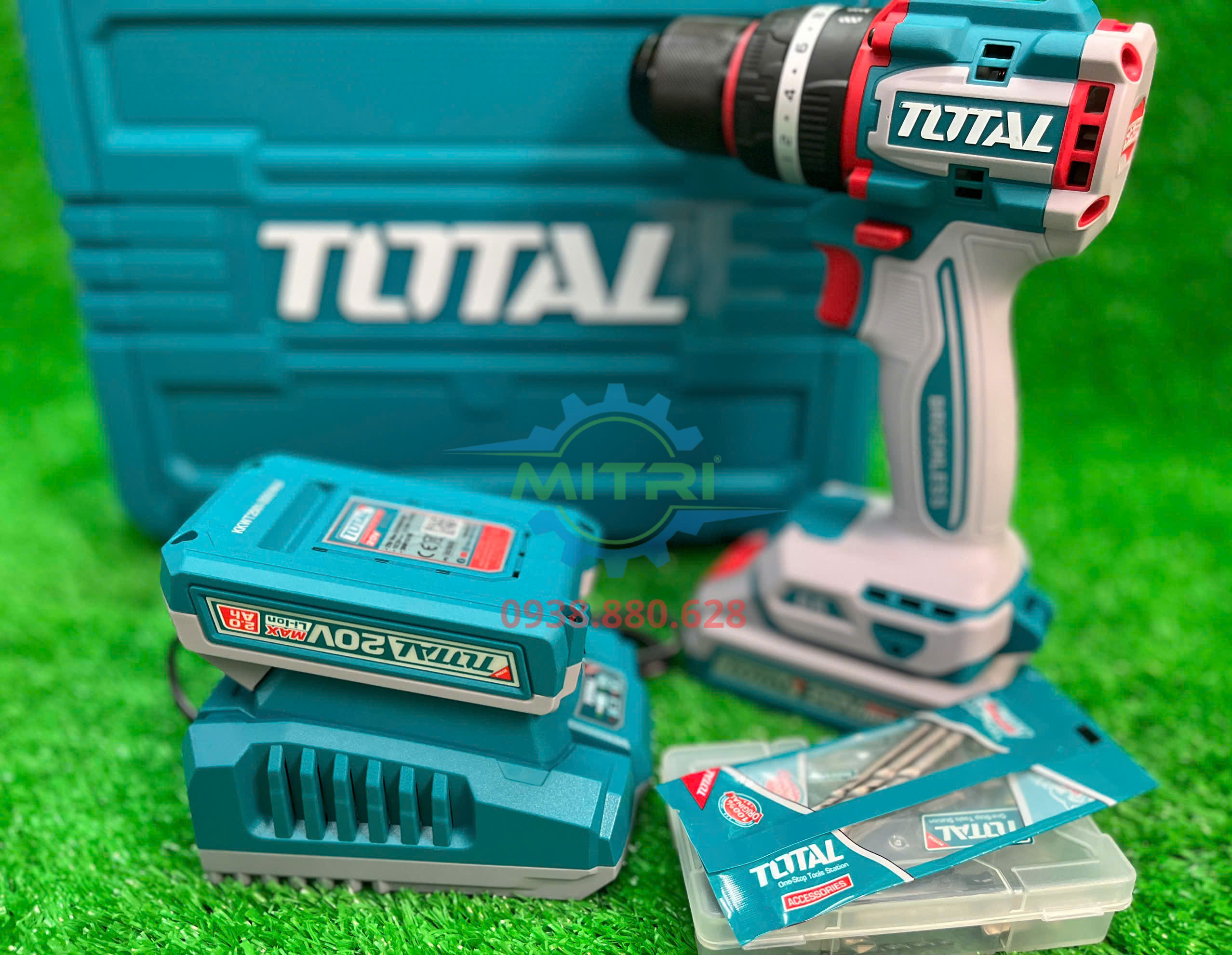 Máy khoan búa pin Total TIDLI20668 20V chính hãng tại Minh Triết