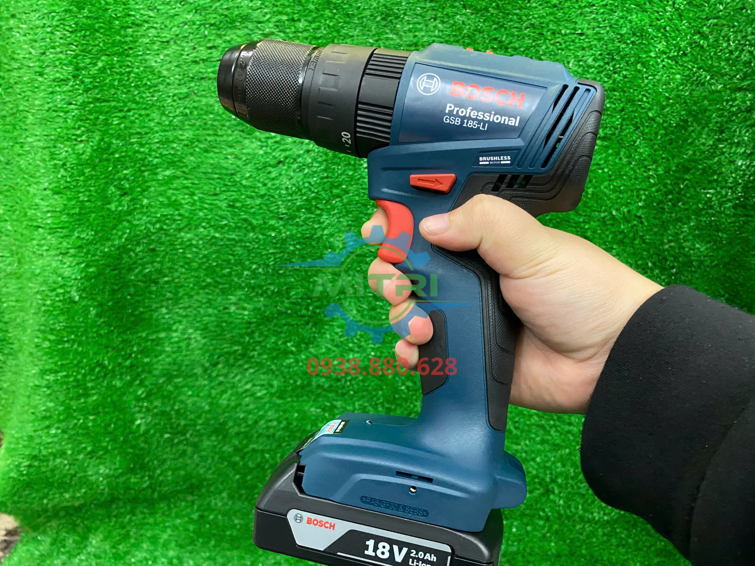 Máy khoan động lực pin 18V Bosch GSB 185-LI