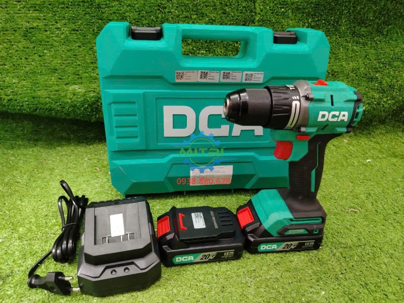 Máy khoan pin DCA ADJZ2060ADM kèm vali nhựa