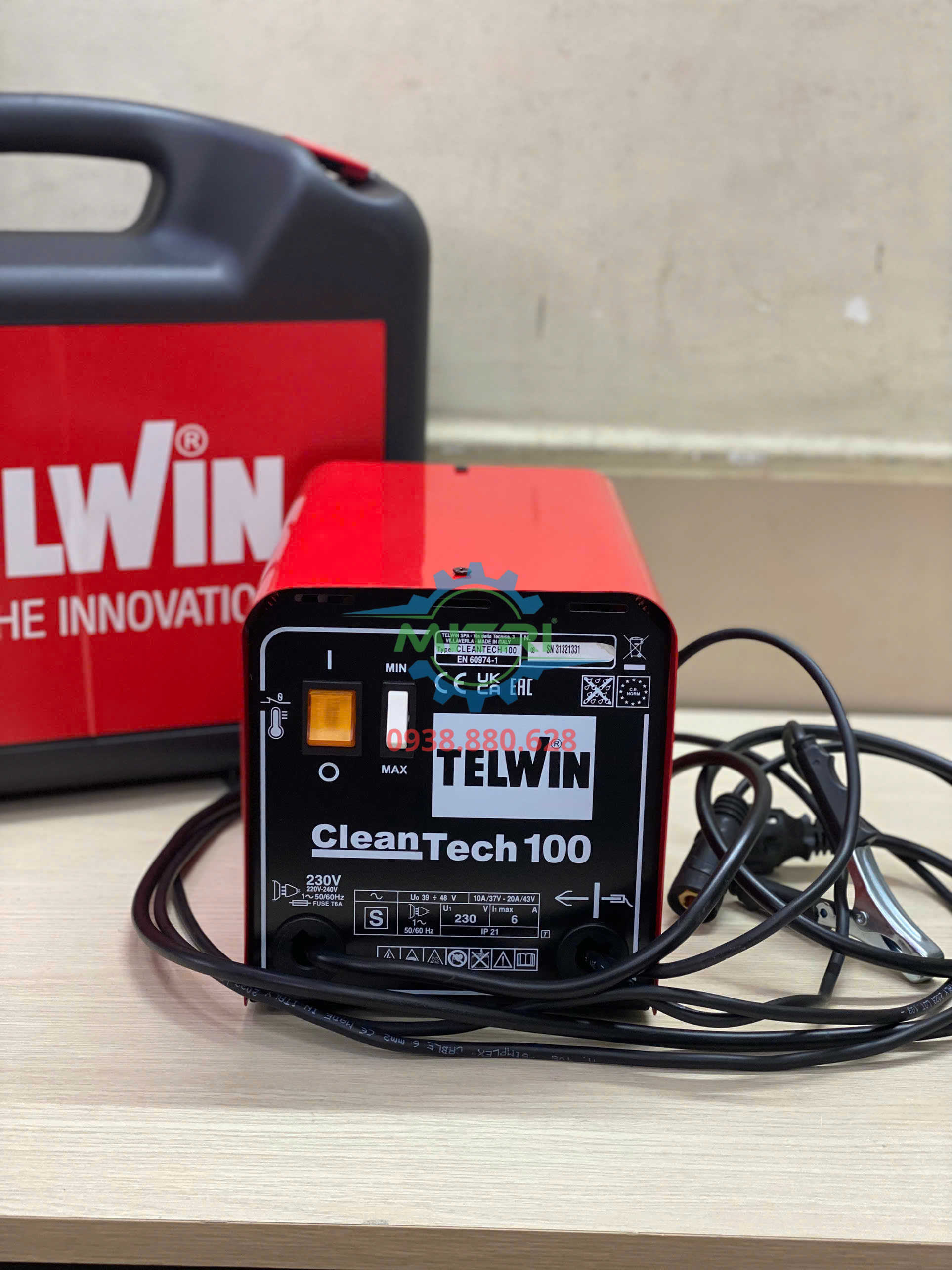 Máy làm liên kết Telwin 850000 Cleantech 100 chính hãng Italy