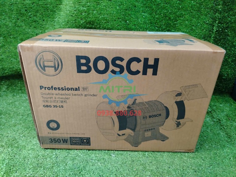 Hộp carton Bosch GBG 35-15 trong bộ ảnh thực tế