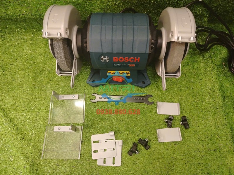 Nguyên bộ Bosch GBG 35-15 và phụ kiện thực tế