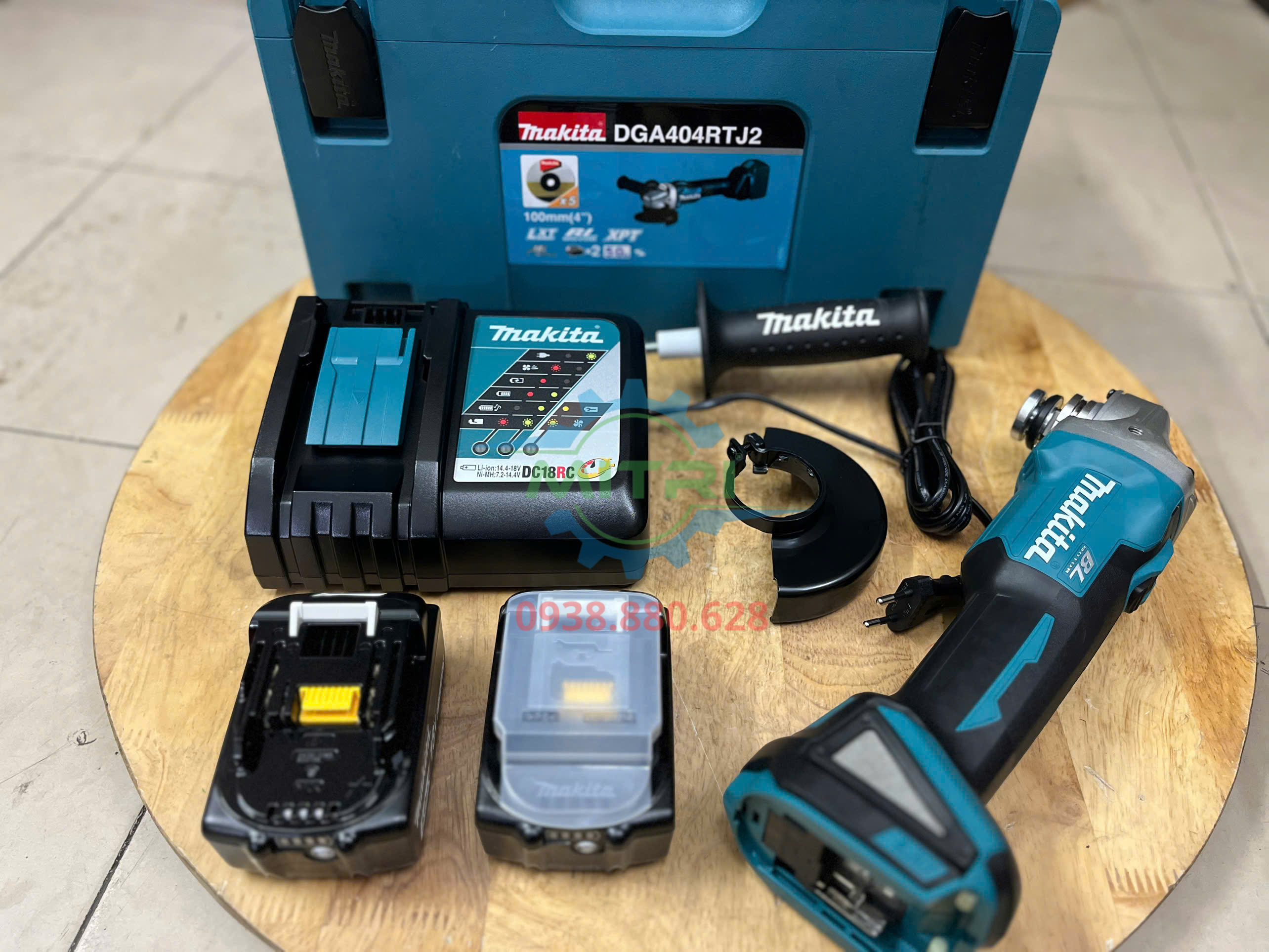 Máy mài cắt pin Makita DGA404RTJ2 18V giá tốt tại Minh Triết