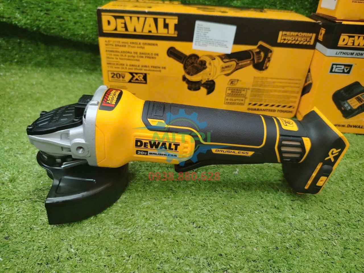 DeWALT DCG413B dùng nền tảng pin 20V MAX Máy mài dùng pin DeWALT DCG413B thuộc nền tảng pin Lithium-Ion 20V MAX