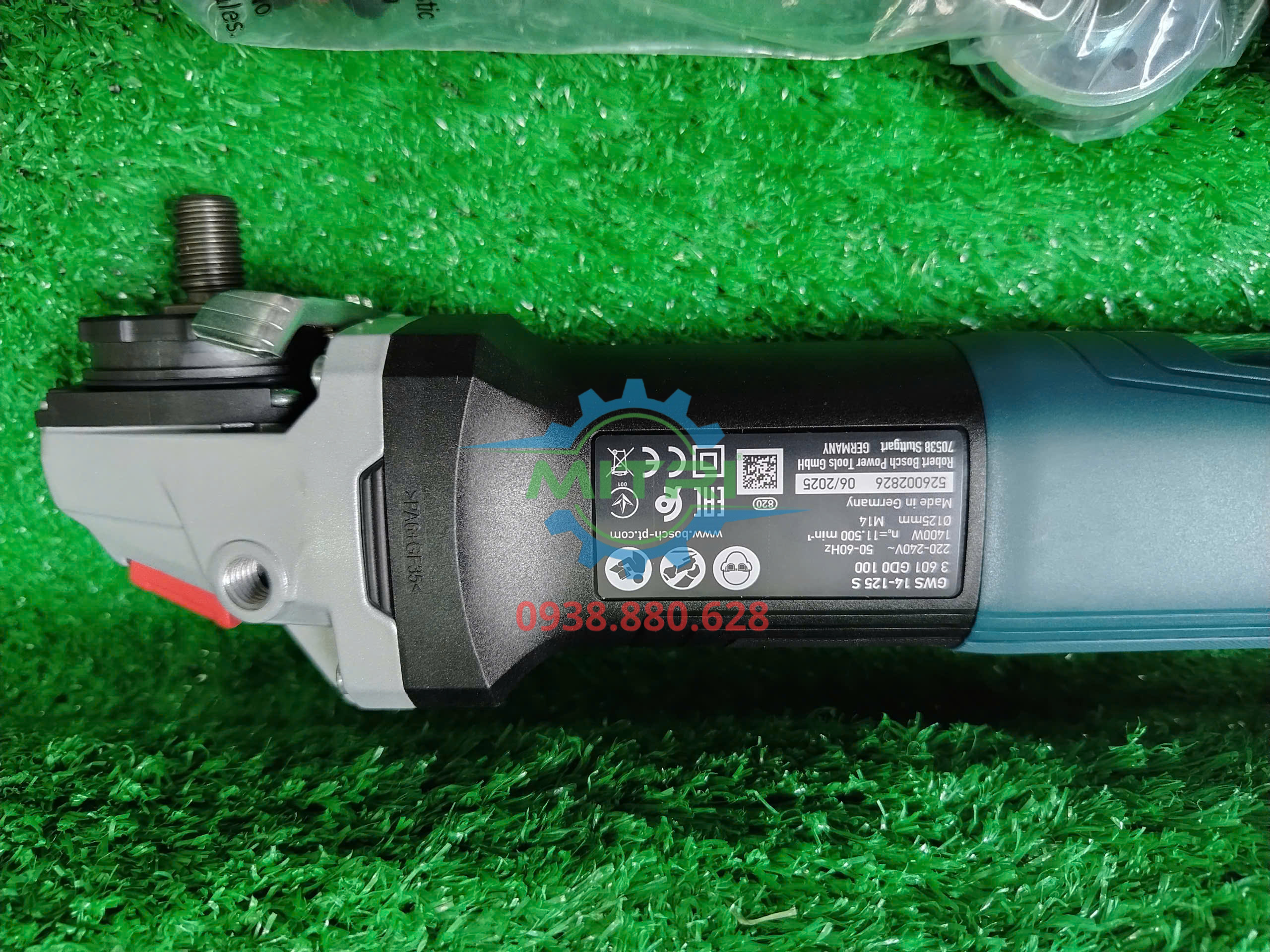 Bảng điều chỉnh tốc độ điện tử 6 cấp trên máy mài góc Bosch GWS 14-125 S