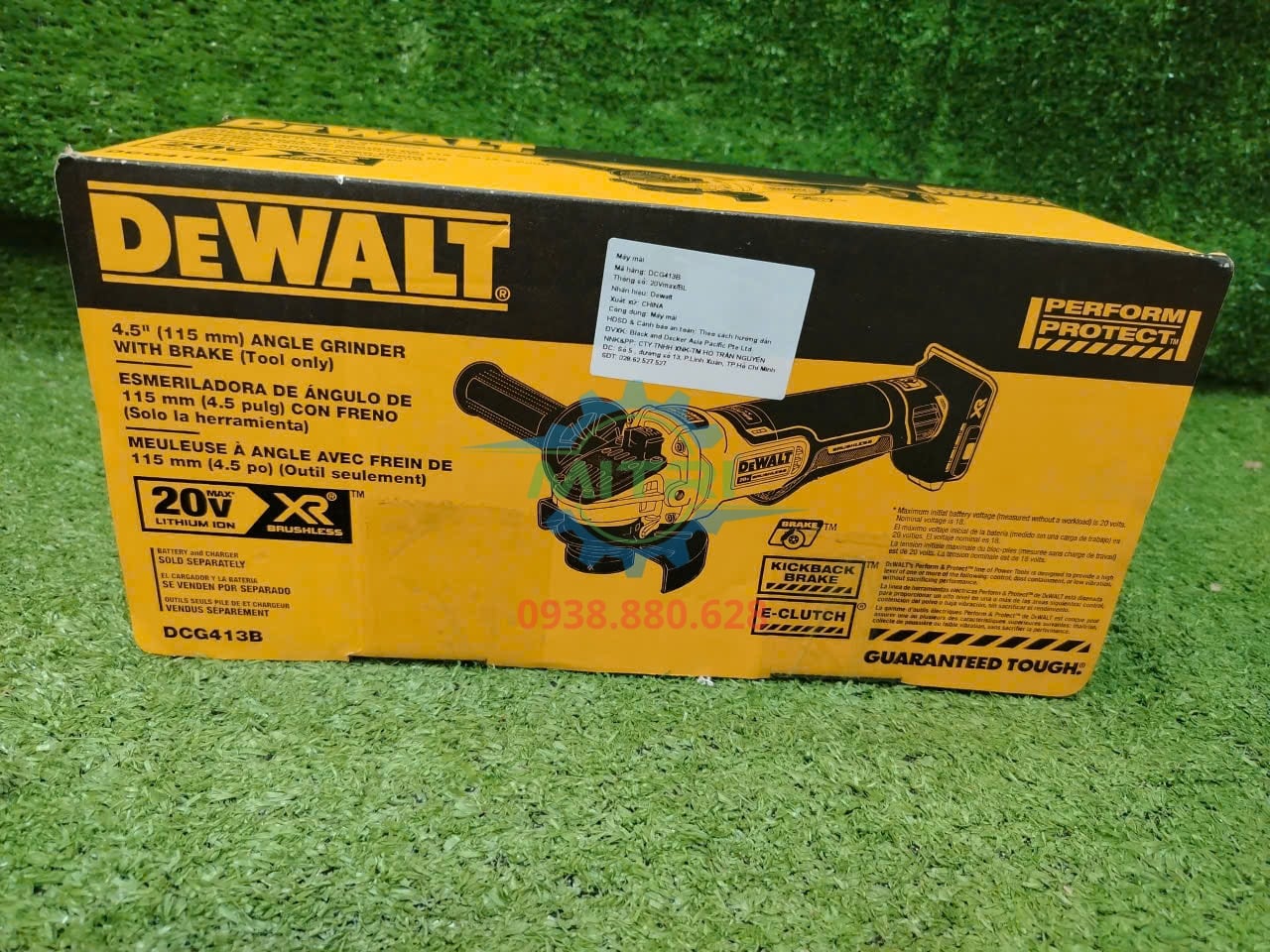 DeWALT DCG413B cho ứng dụng gia công phù hợp Máy mài góc DeWALT DCG413B cho các ứng dụng gia công vật liệu phù hợp