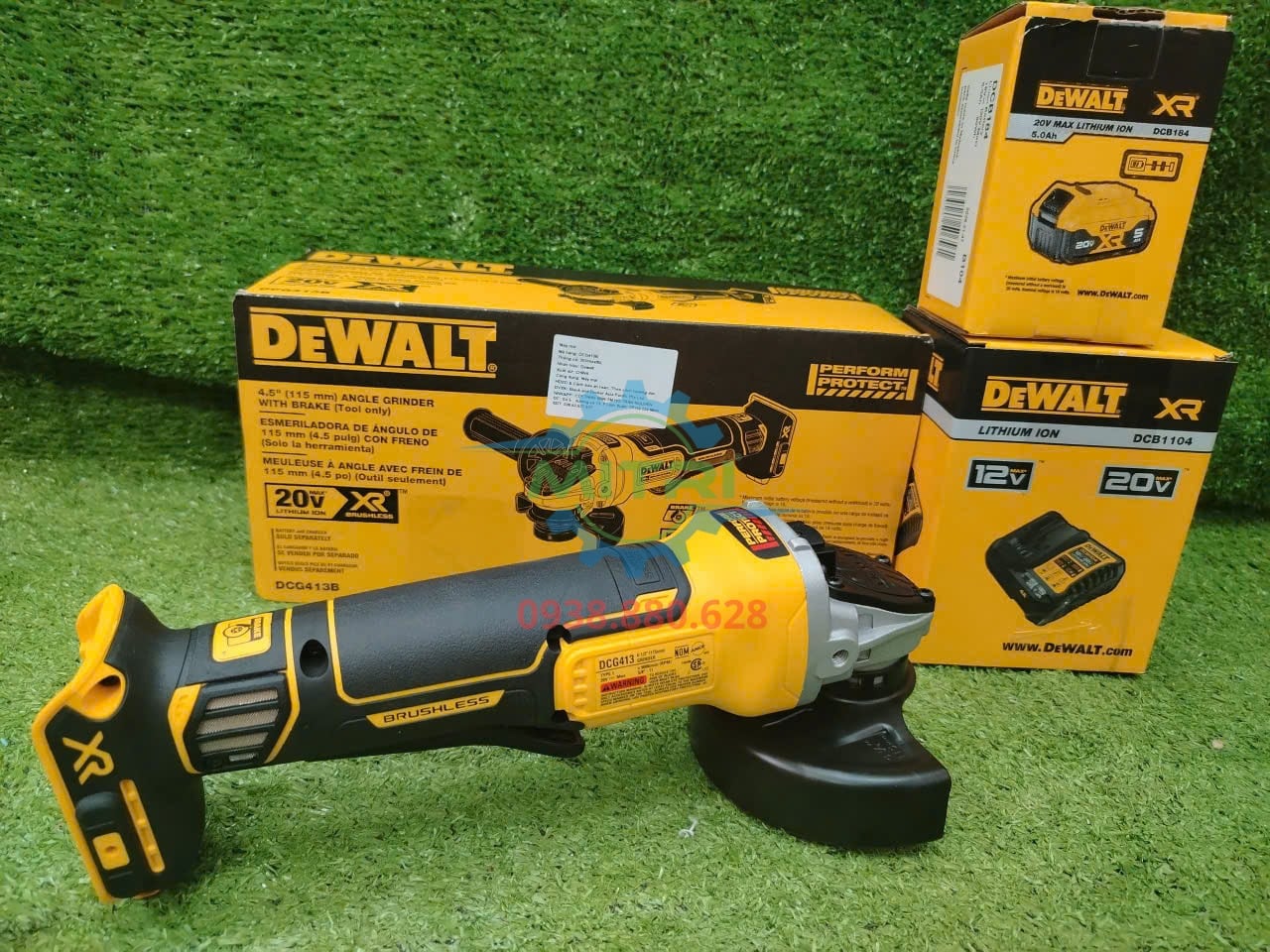 Máy mài không dây DeWALT DCG413B Máy mài không dây DeWALT DCG413B sử dụng hệ pin 20V MAX XR
