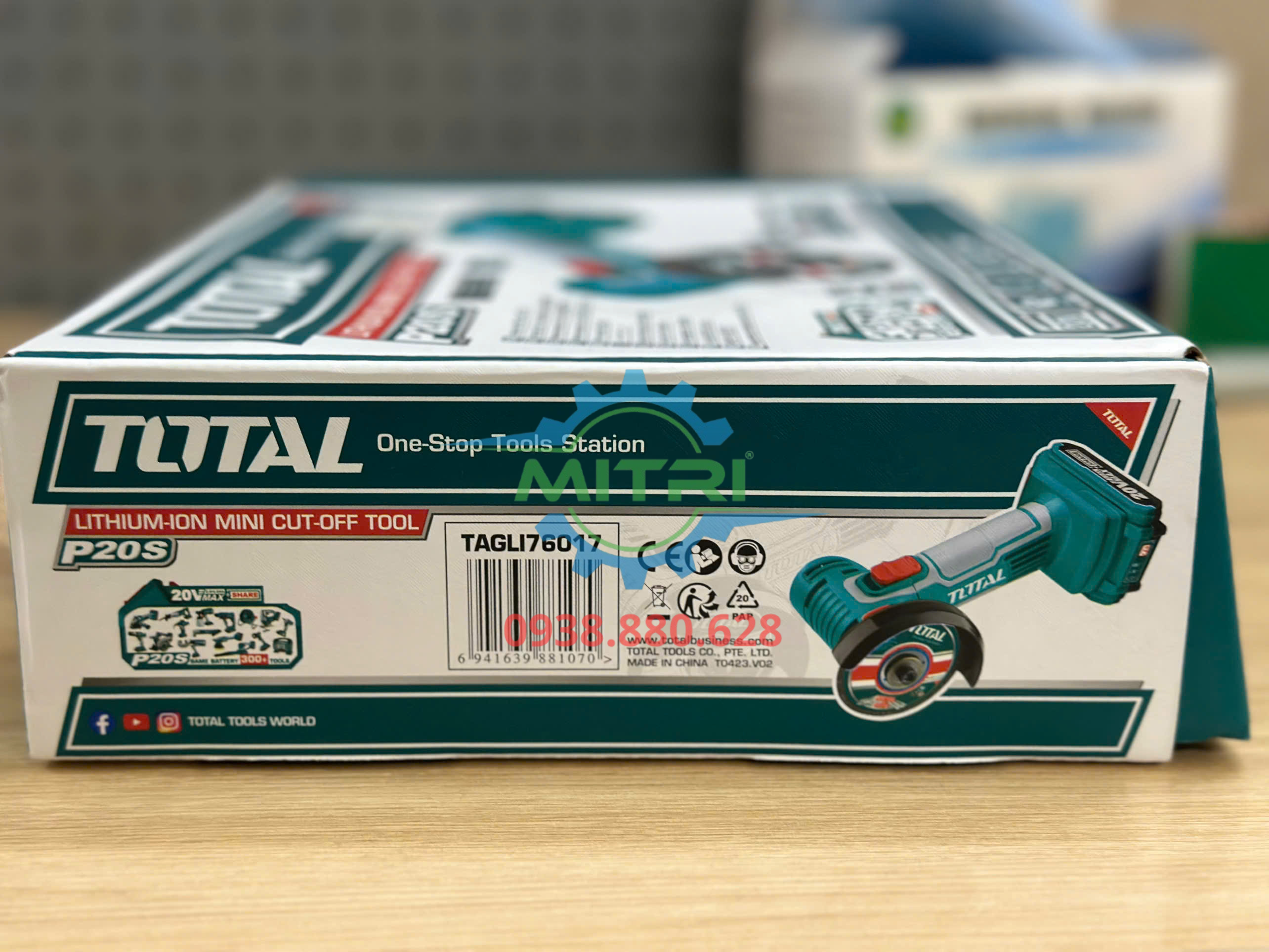 Máy mài mini pin 20V Total TAGLI76017 là dụng cụ đa năng