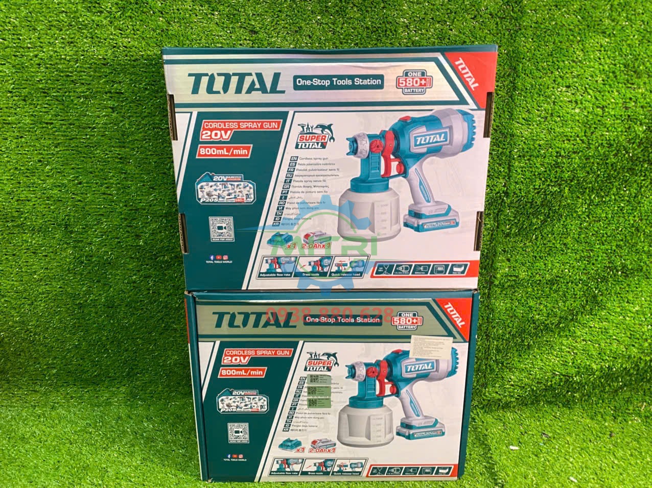 Máy phun sơn dùng pin 20V Total TSGLI20042 kèm bộ pin và sạc